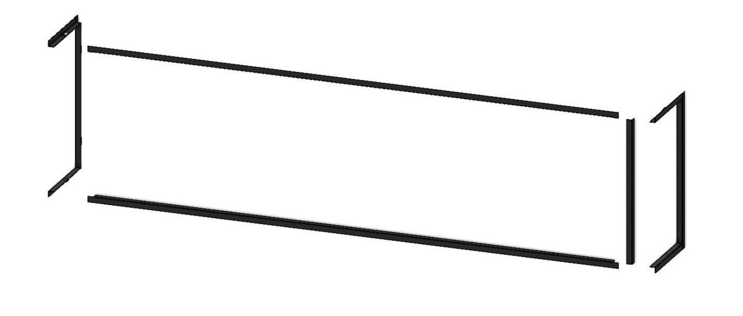 Modern Flames 5 Piece Trim Kit for 56" Landscape Pro Multi-Sided Fireplace