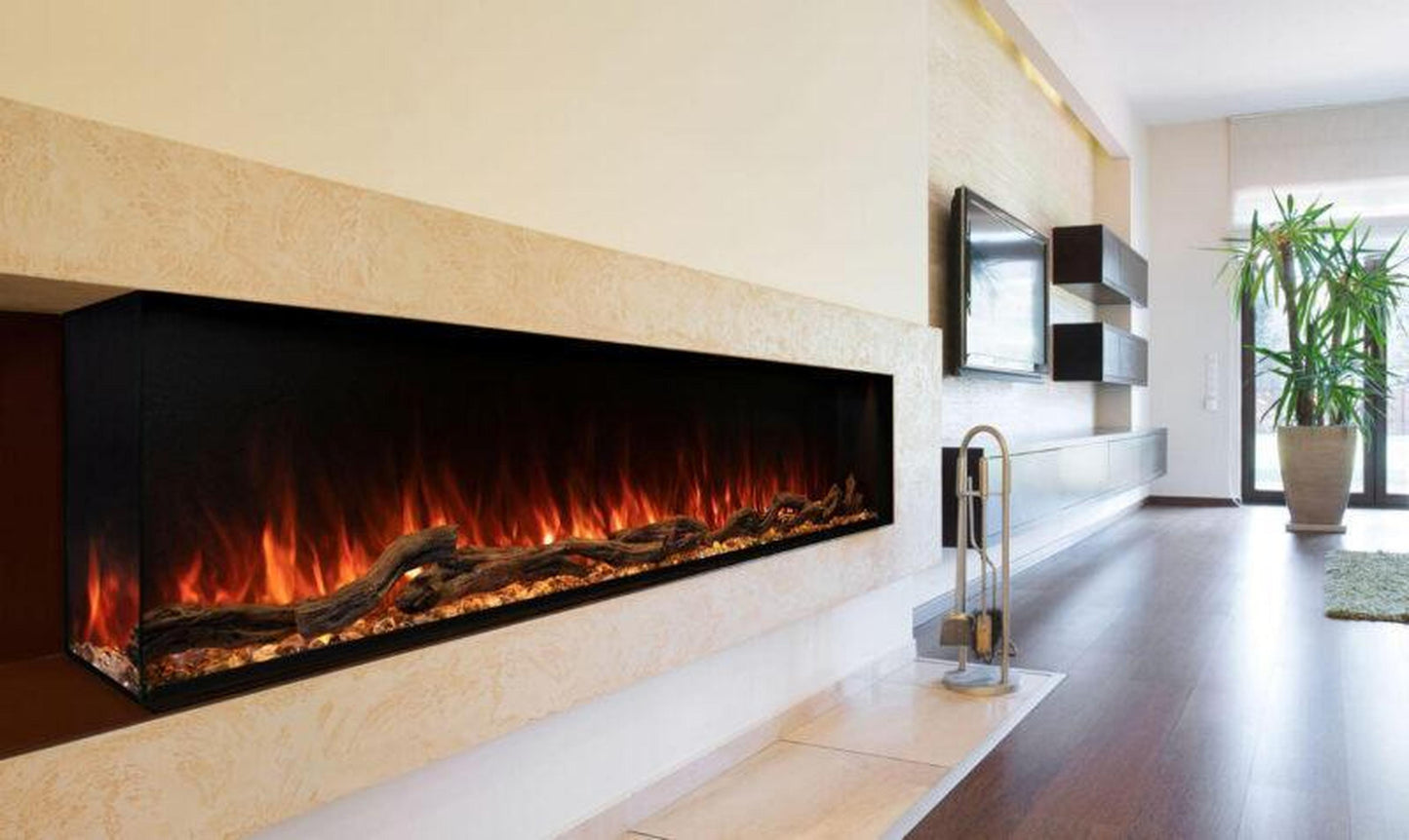 Modern Flames Landscape Pro 96" Multi-Sided Built-in Electric Fireplace