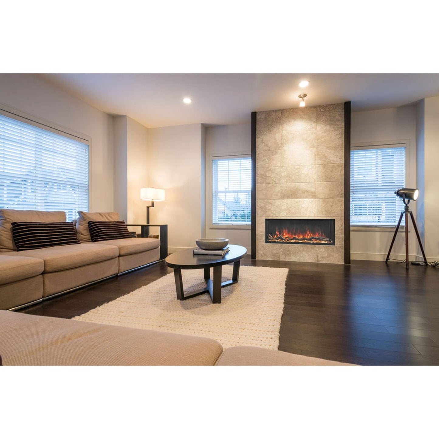 Modern Flames Landscape Pro 68" Multi-Sided Built-in Electric Fireplace