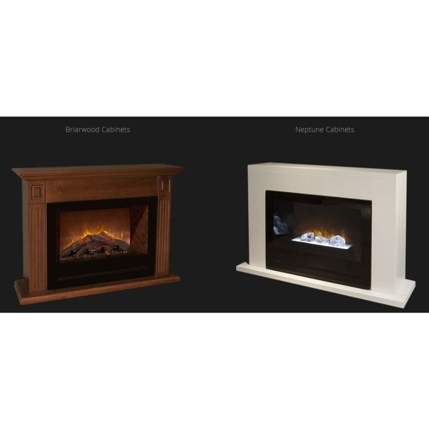 Modern Flames Neptune/Briarwood Cabinet for 36" Home Fire Electric Fireplace (Mantel Only)