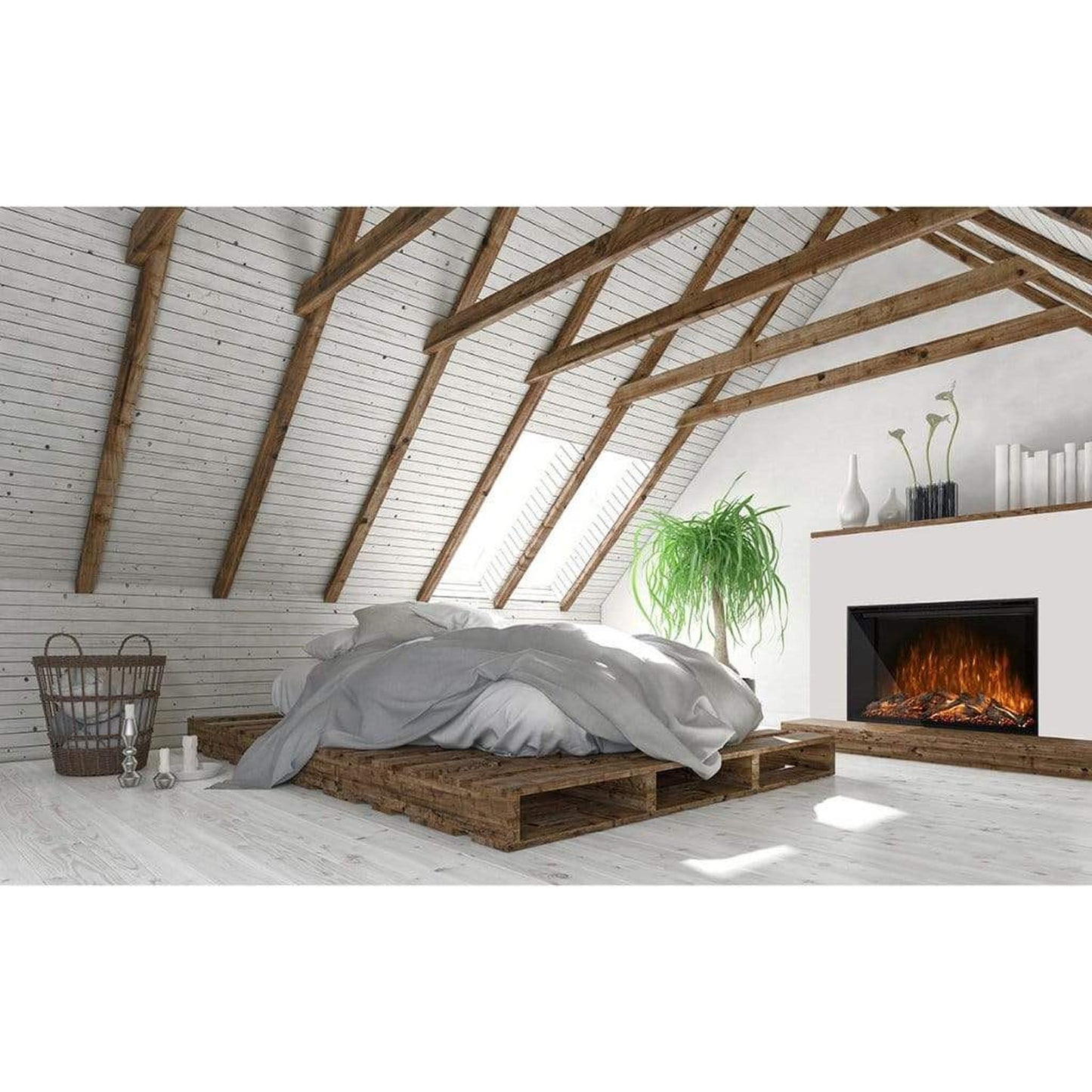 Modern Flames Redstone 54" Built-in Electric Fireplace Insert