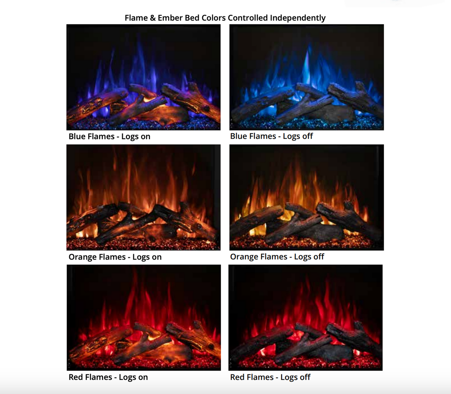 Modern Flames Redstone 54" Built-in Electric Fireplace Insert