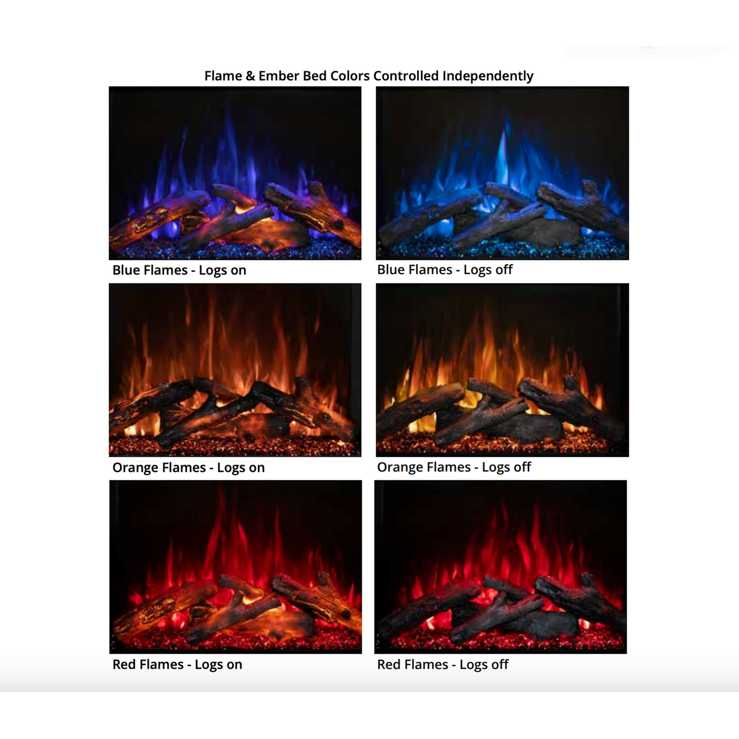 Modern Flames Redstone 54" Built-in Electric Fireplace Insert
