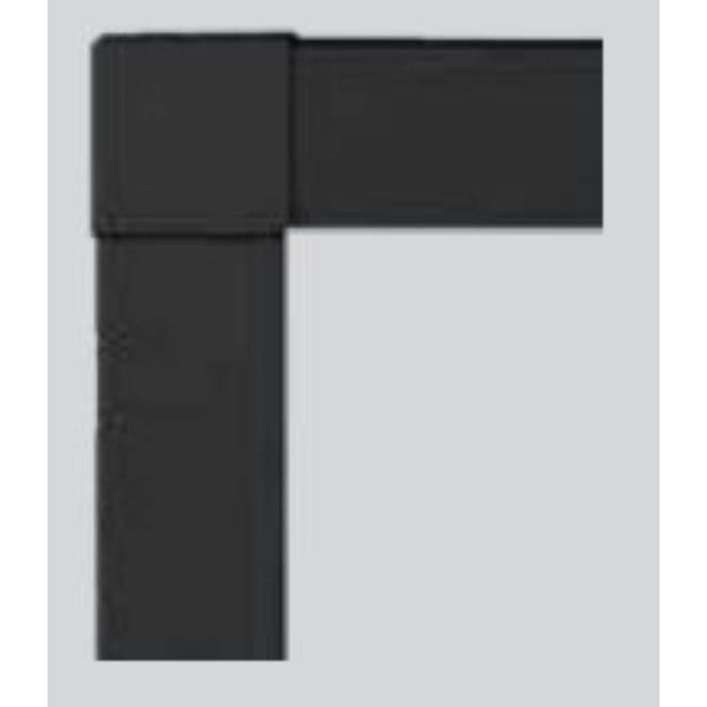 Monessen 60" Satin Black Contemporary Fireplace Front For Artisan Series Fireplace