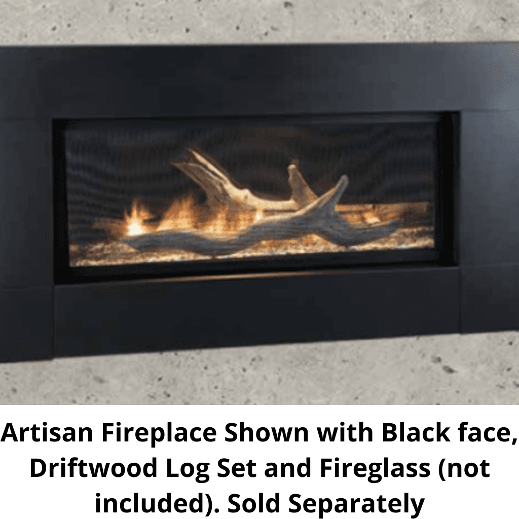 Monessen Artisan 42" Reduced BTU Vent Free Liquid Propane Gas Linear Fireplace with IPI Plus Ignition