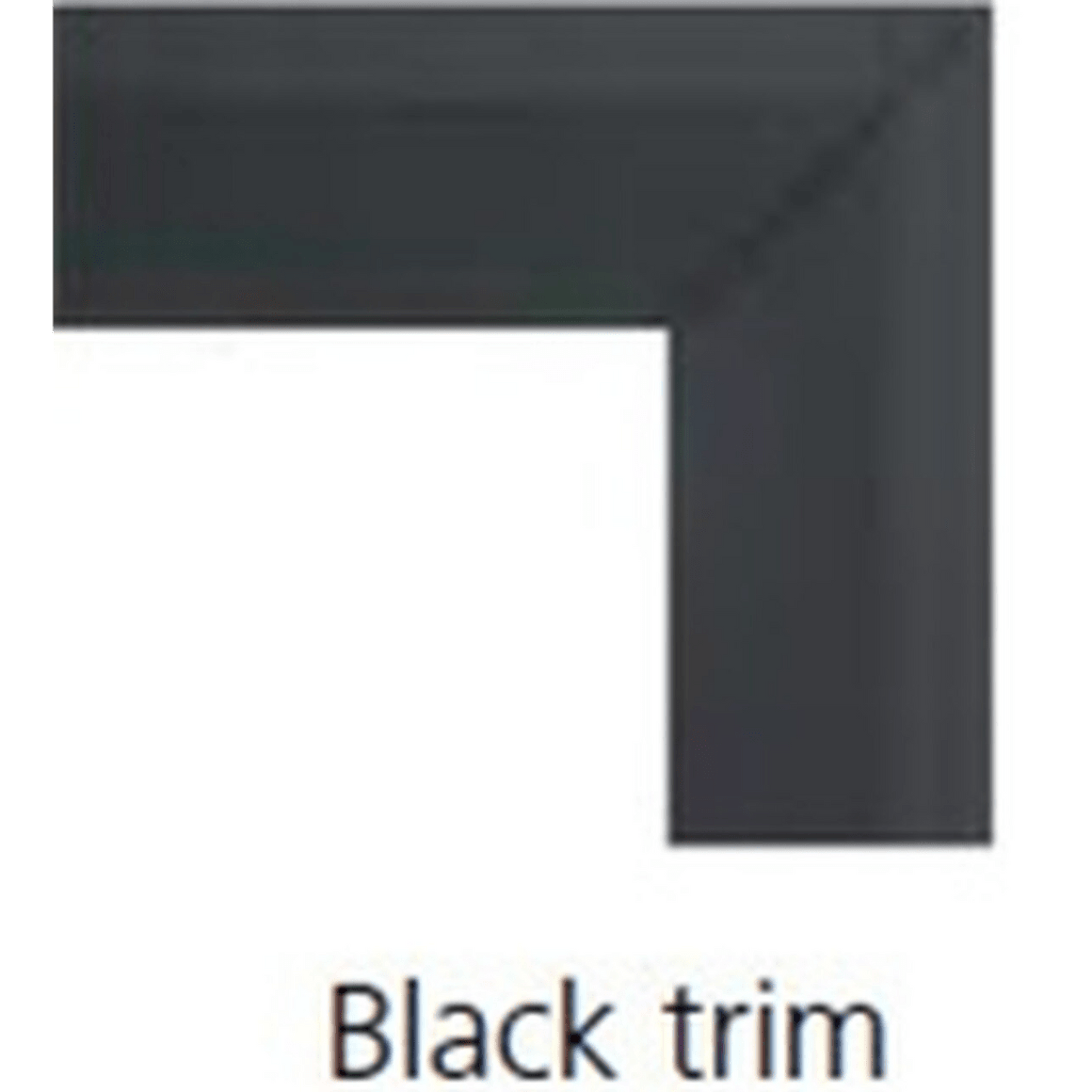 Monessen Black Curved Trim Kit for GCUF/GRUF/Aria/VFF Series