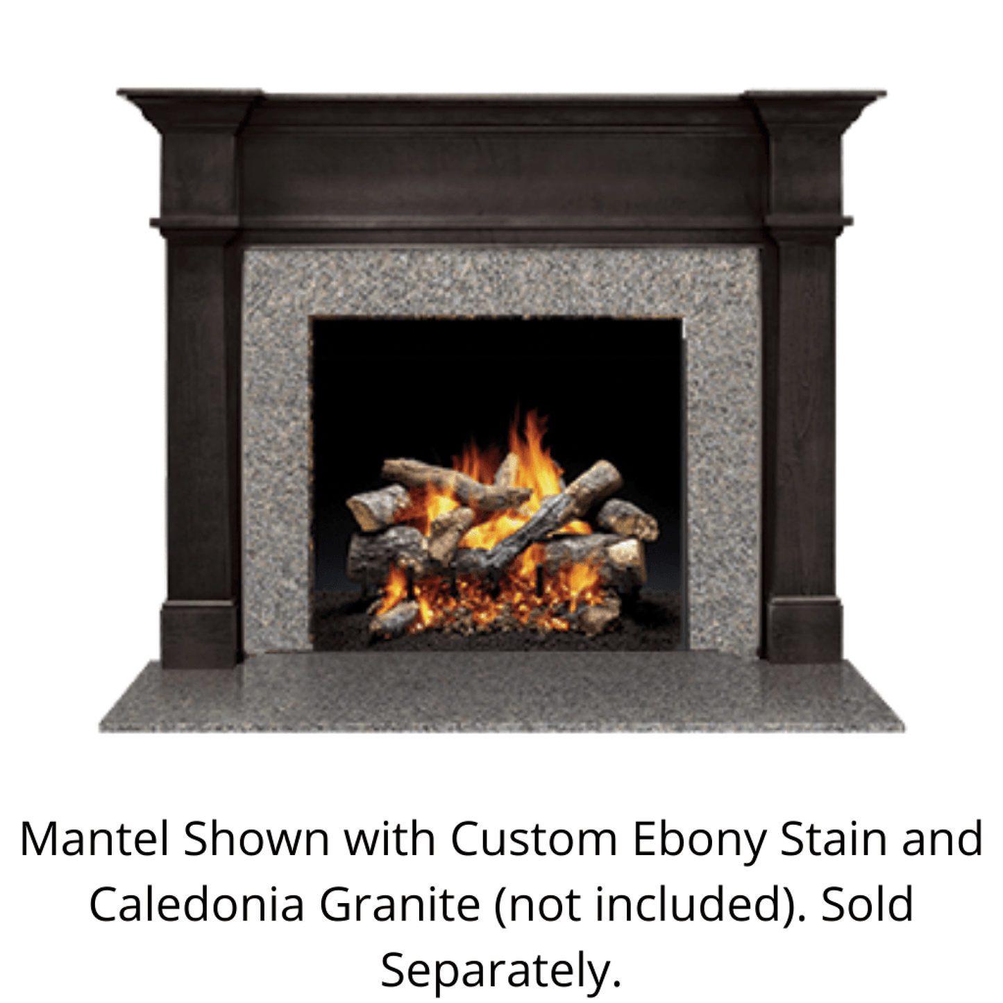 Monessen Design Series Bellevue C 53" Maple Unfinished Flush Wood Mantel