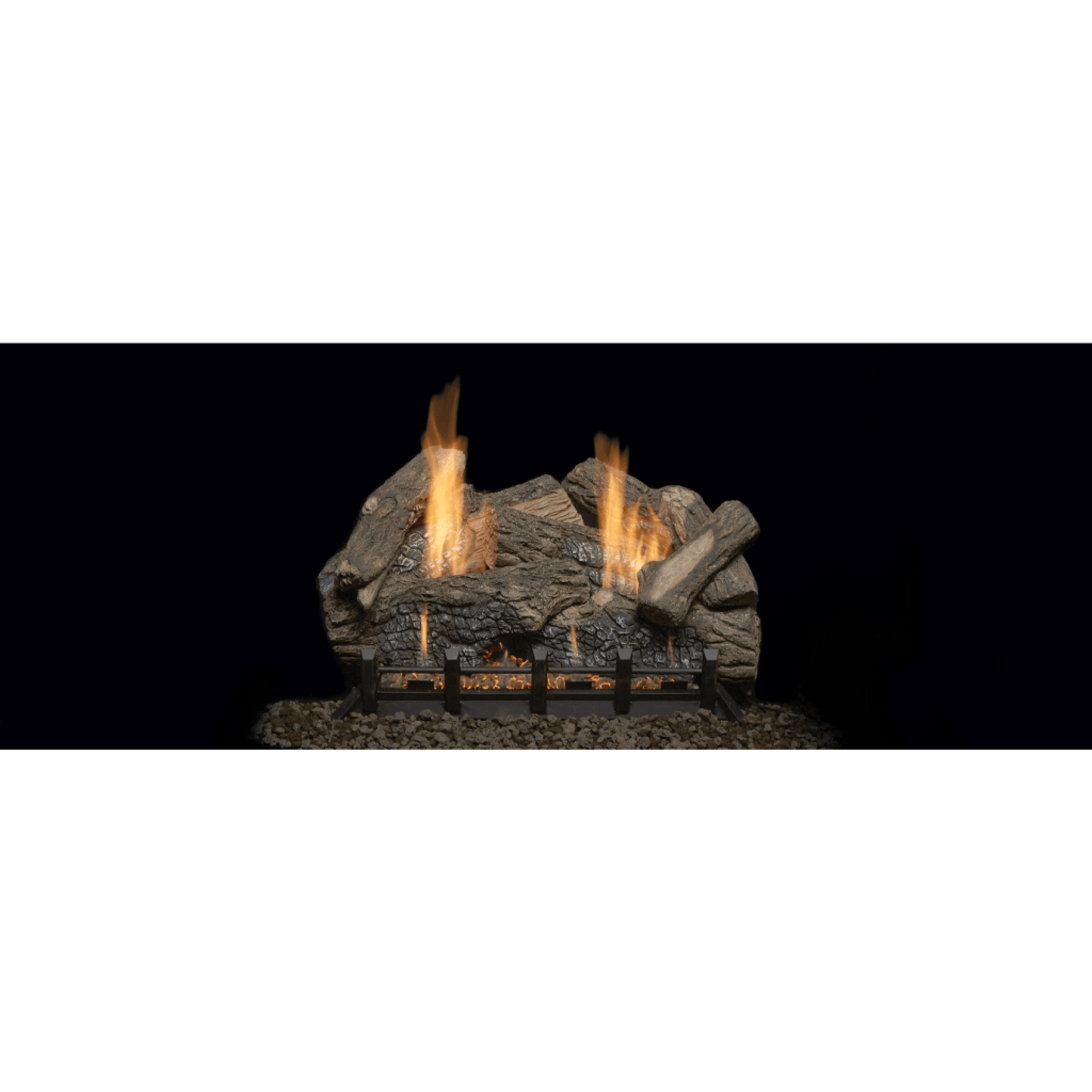 Monessen Highland Oak 24" Refractory Vented/Vent-Free Gas Log Set