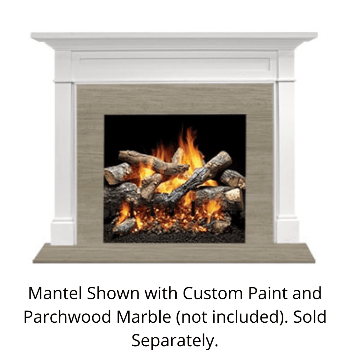 Monessen Signature Series Roxborough C 53" Primed MDF Flush Wood Mantel