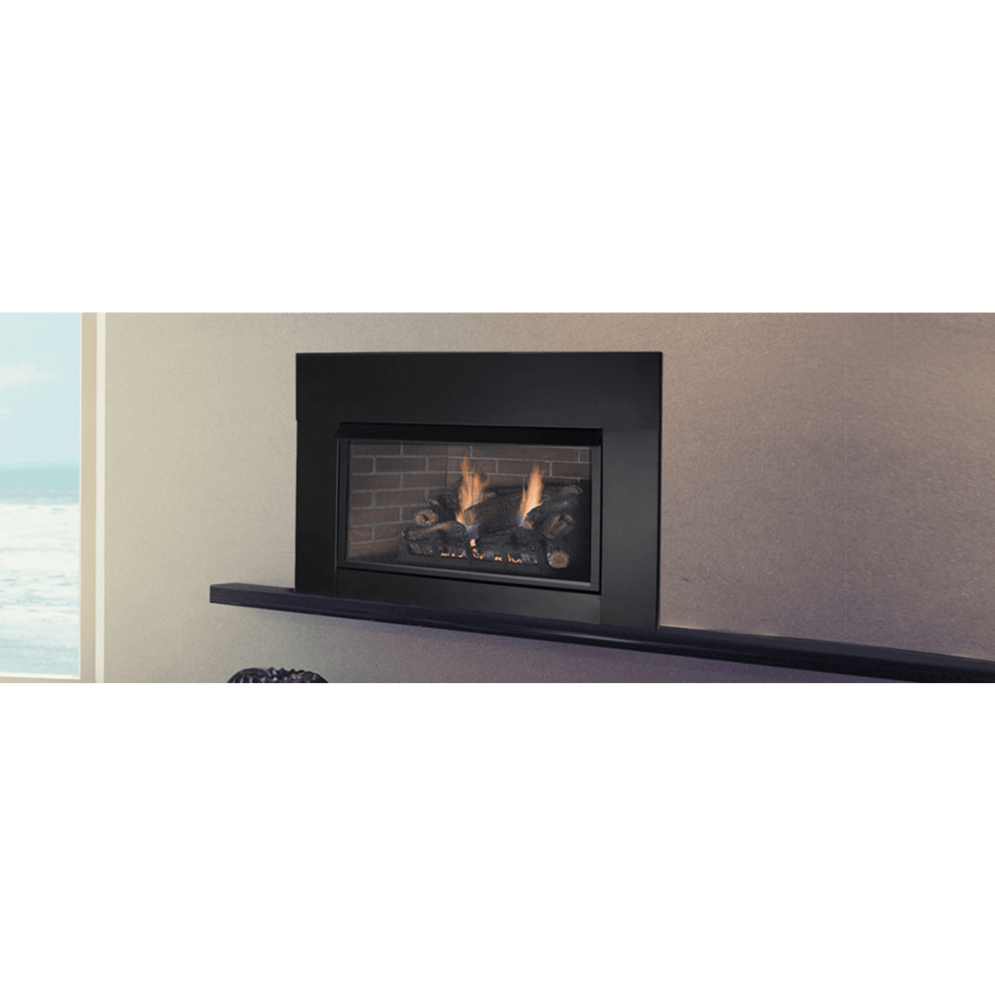 Monessen Solstice 33" Traditional Vent Free Liquid Propane Gas Fireplace Insert With Millivolt Ignition