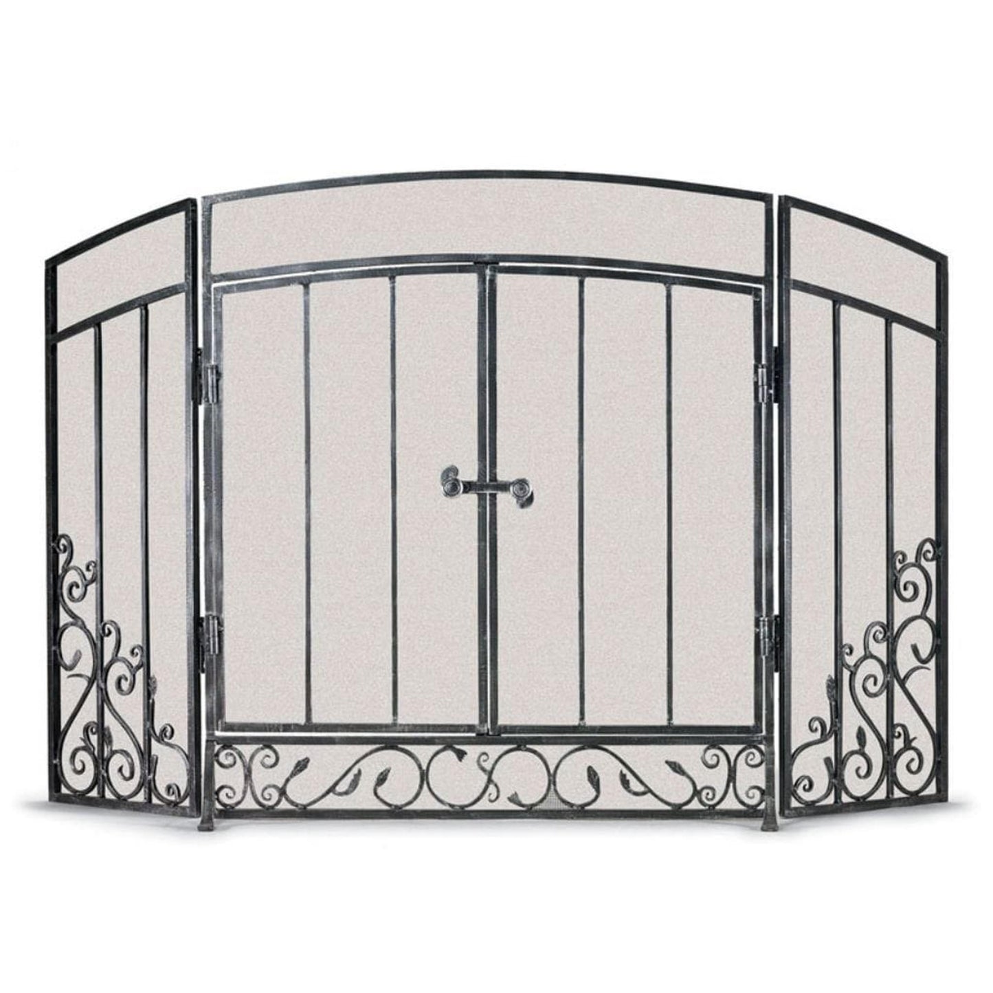 Napa Forge by Pilgrim 52" Renaissance 3 Panel Screen with Doors