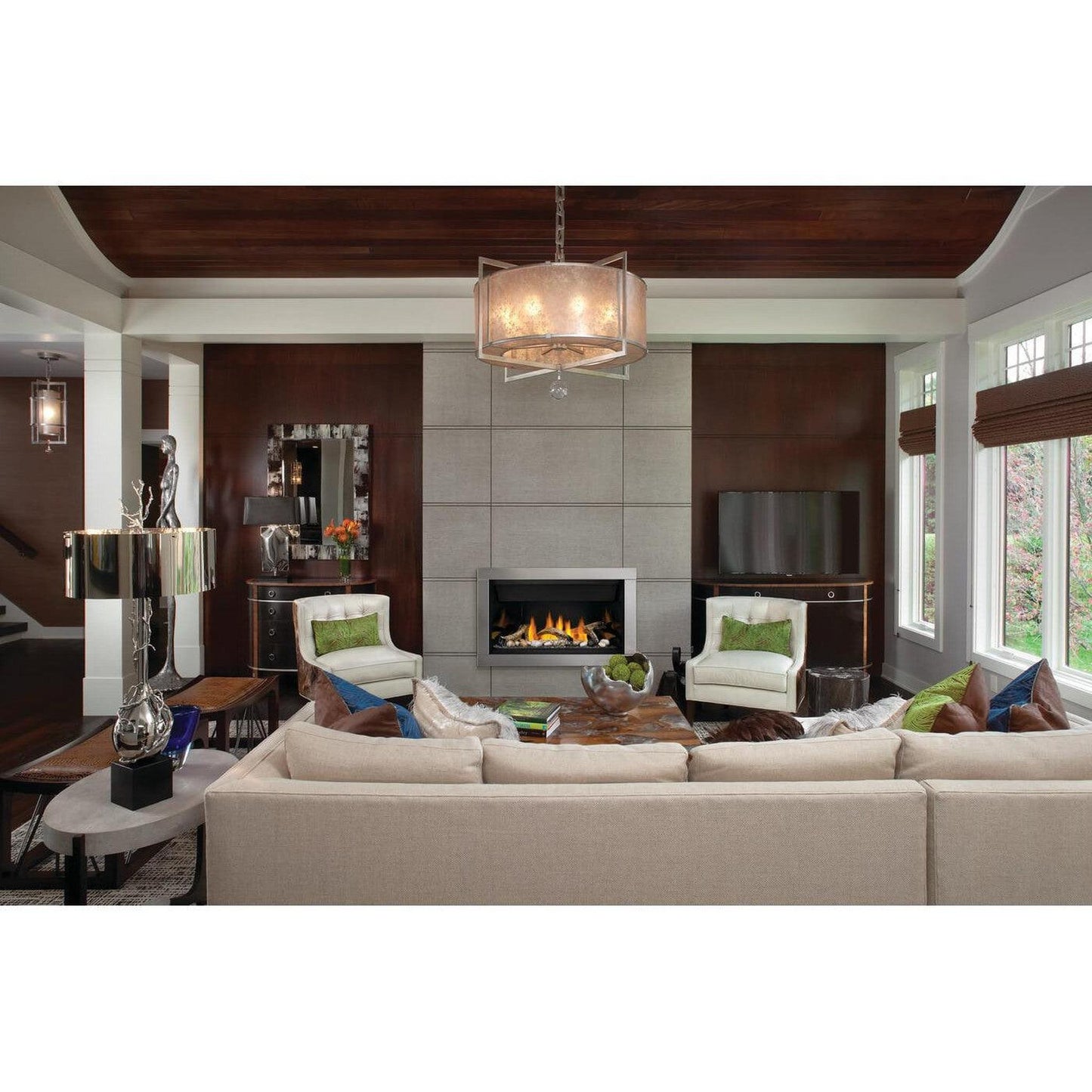 Napoleon Ascent 36" Electronic Ignition, Natural Gas Direct Vent Linear Fireplace