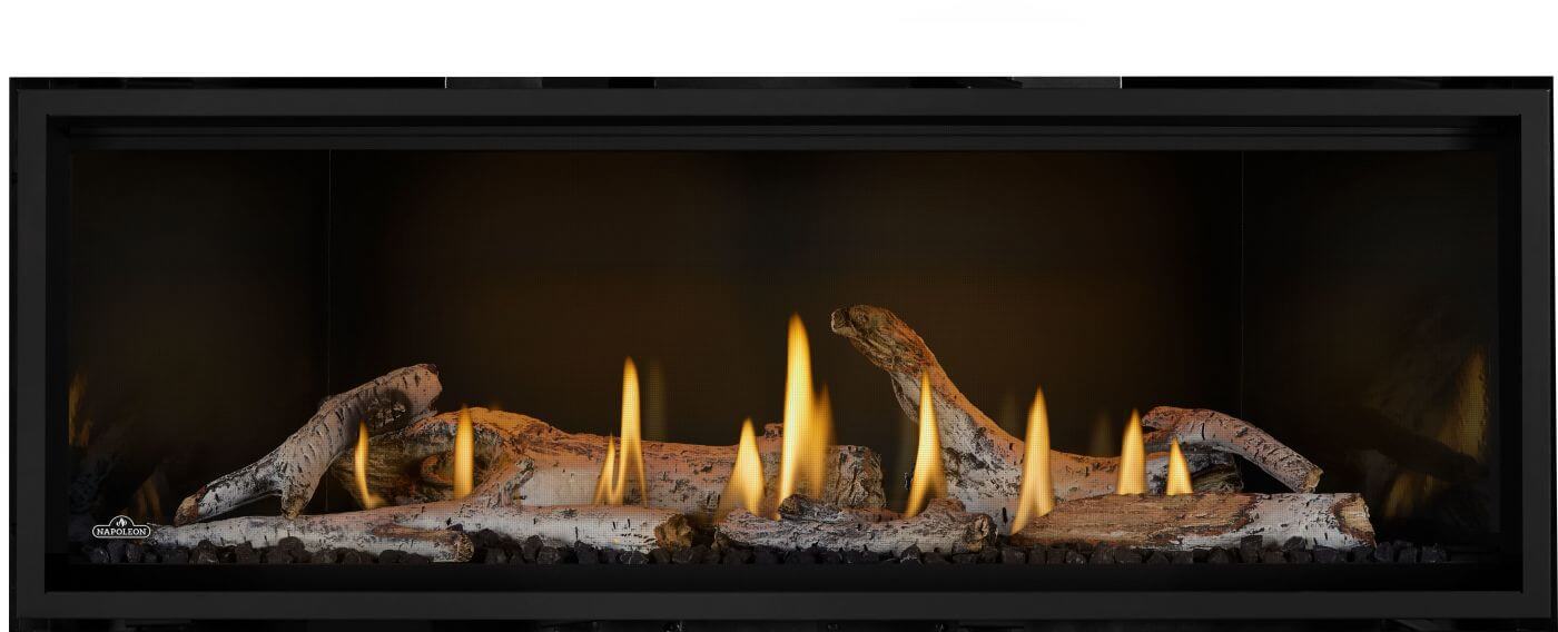 Napoleon Ascent Linear Premium 56" Built-in Direct Vent Natural Gas Fireplace