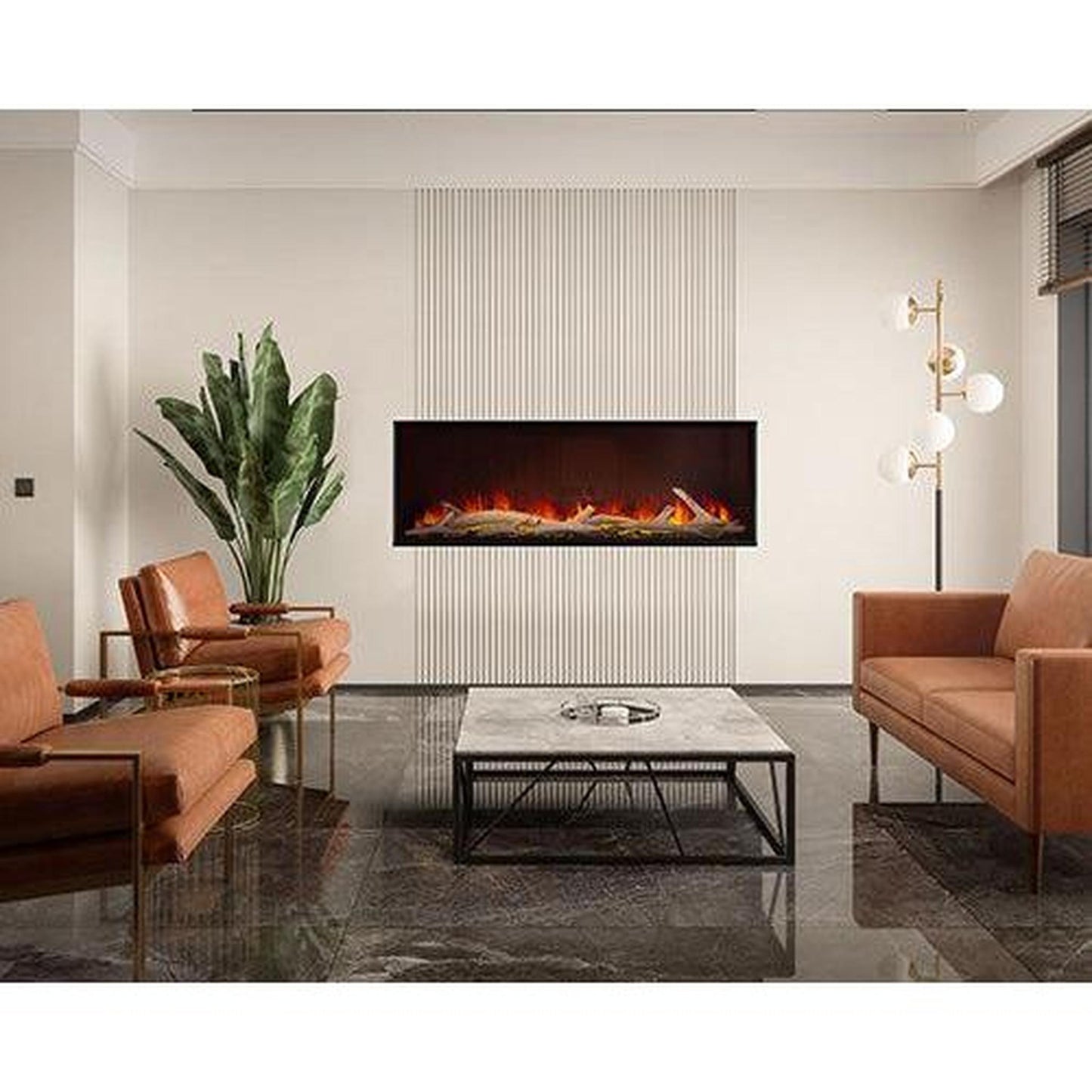 Napoleon Astound 96" Built-in Electric Fireplace With Wi-Fi Connectivity