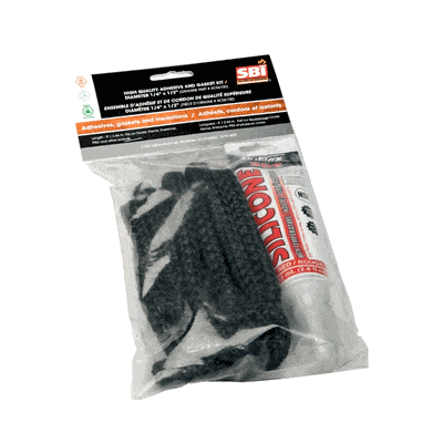 Osburn AC06400 Black Self-Adhesive Glass Gasket