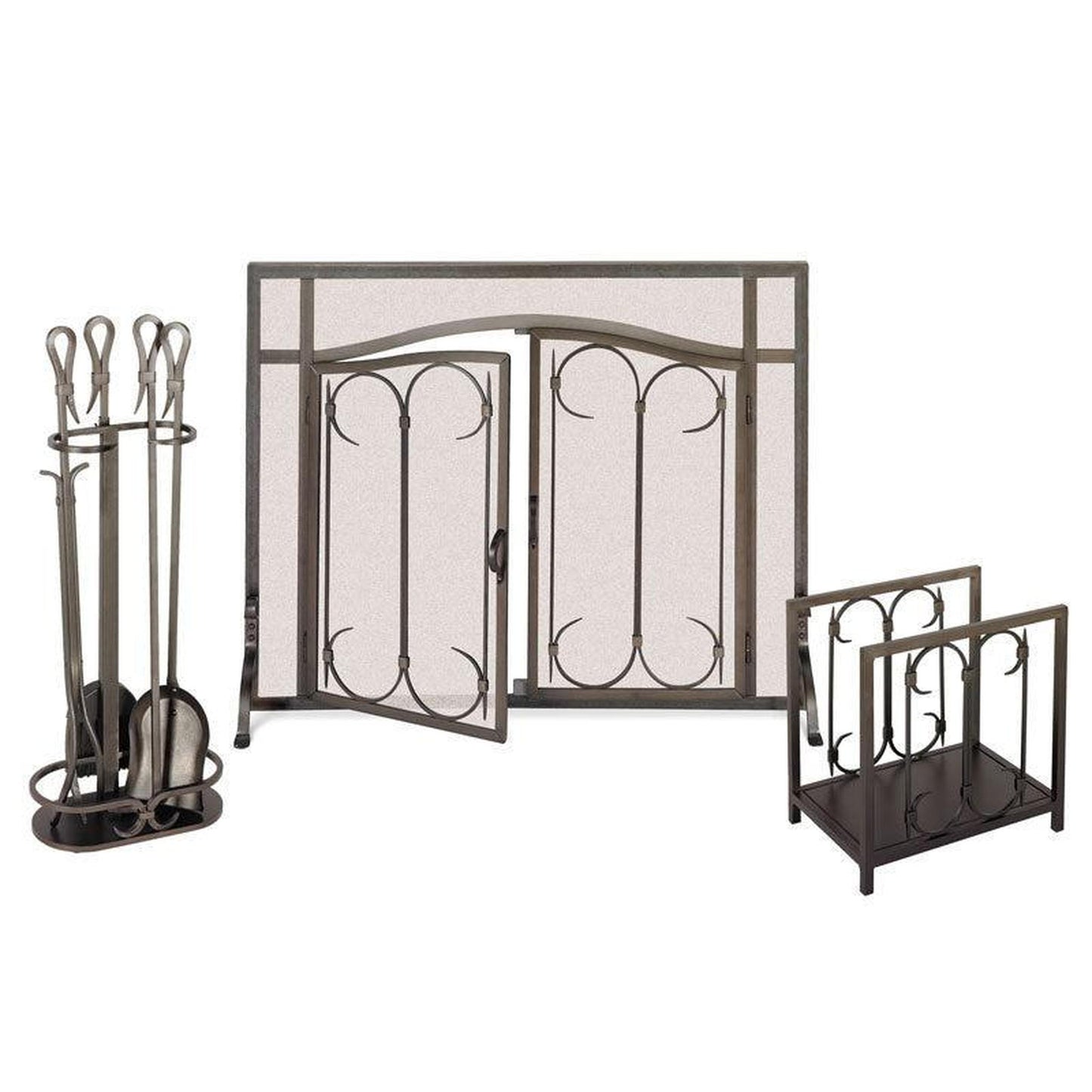 Pilgrim 28" Matte Black Iron Gate Tool Set