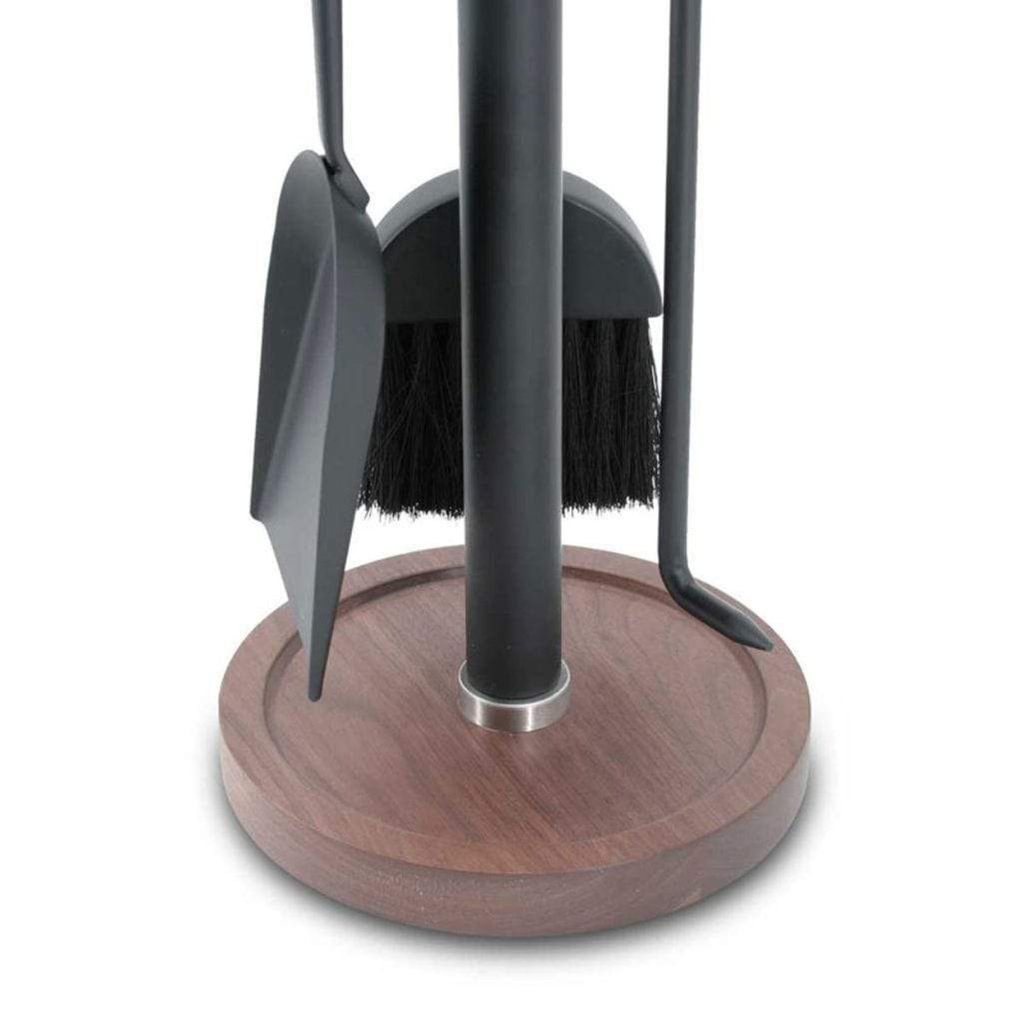 Pilgrim New Haven 34" Black Soft Nickel Walnut Handle Tool Set