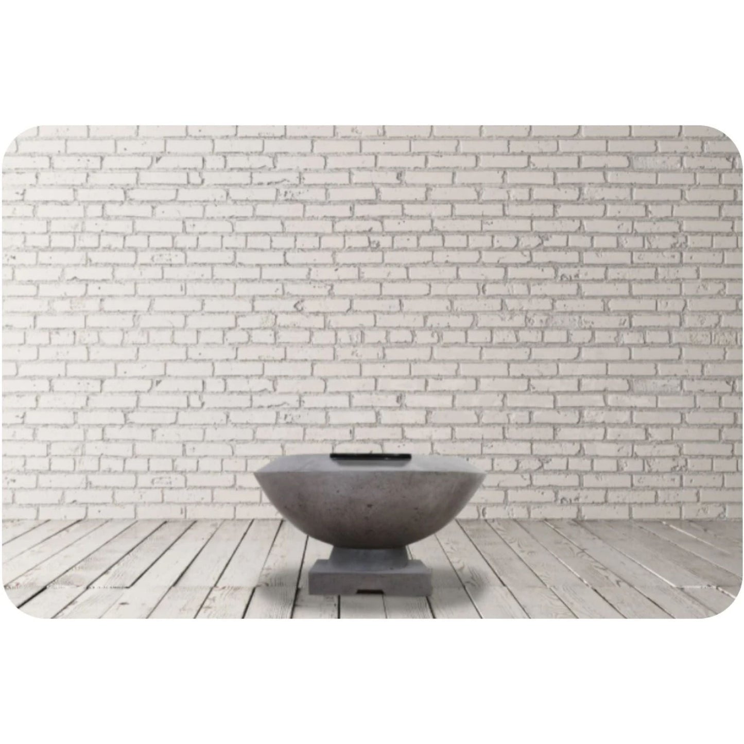 Prism Hardscapes Toscano 33" Ebony Glass Fiber Reinforced Cement Water Bowl