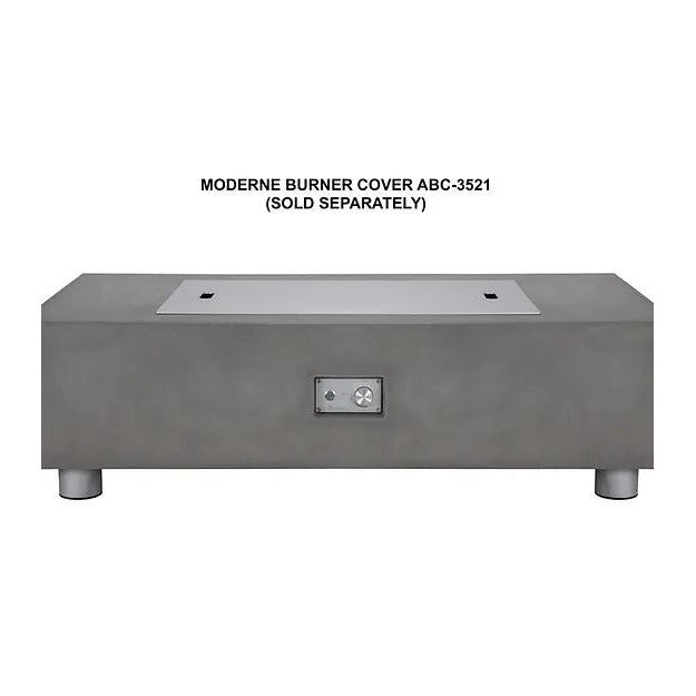 PyroMania 35" Rectangle Aluminum Burner Cover for Mod (Moderne)
