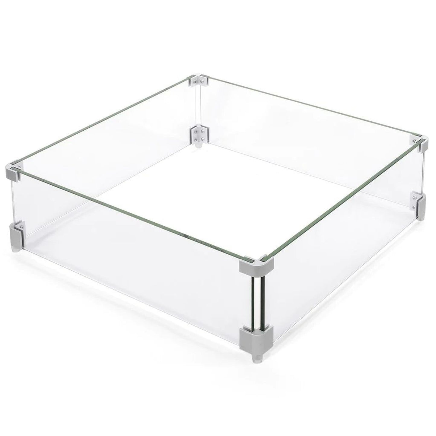 PyroMania 35" Square Glass Wind Guard for Paloma