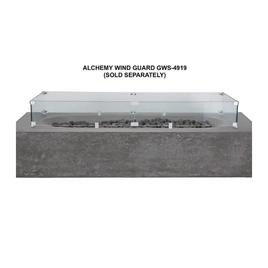 PyroMania 49" Glass Wind Guard for Alchemy
