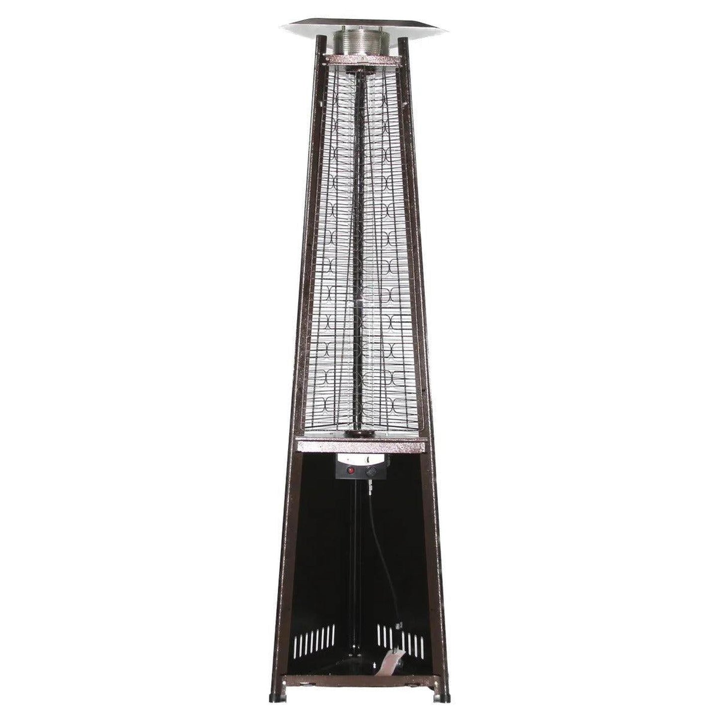 RADtec Pyramid Flame 93" Antique Bronze Propane Patio Heater