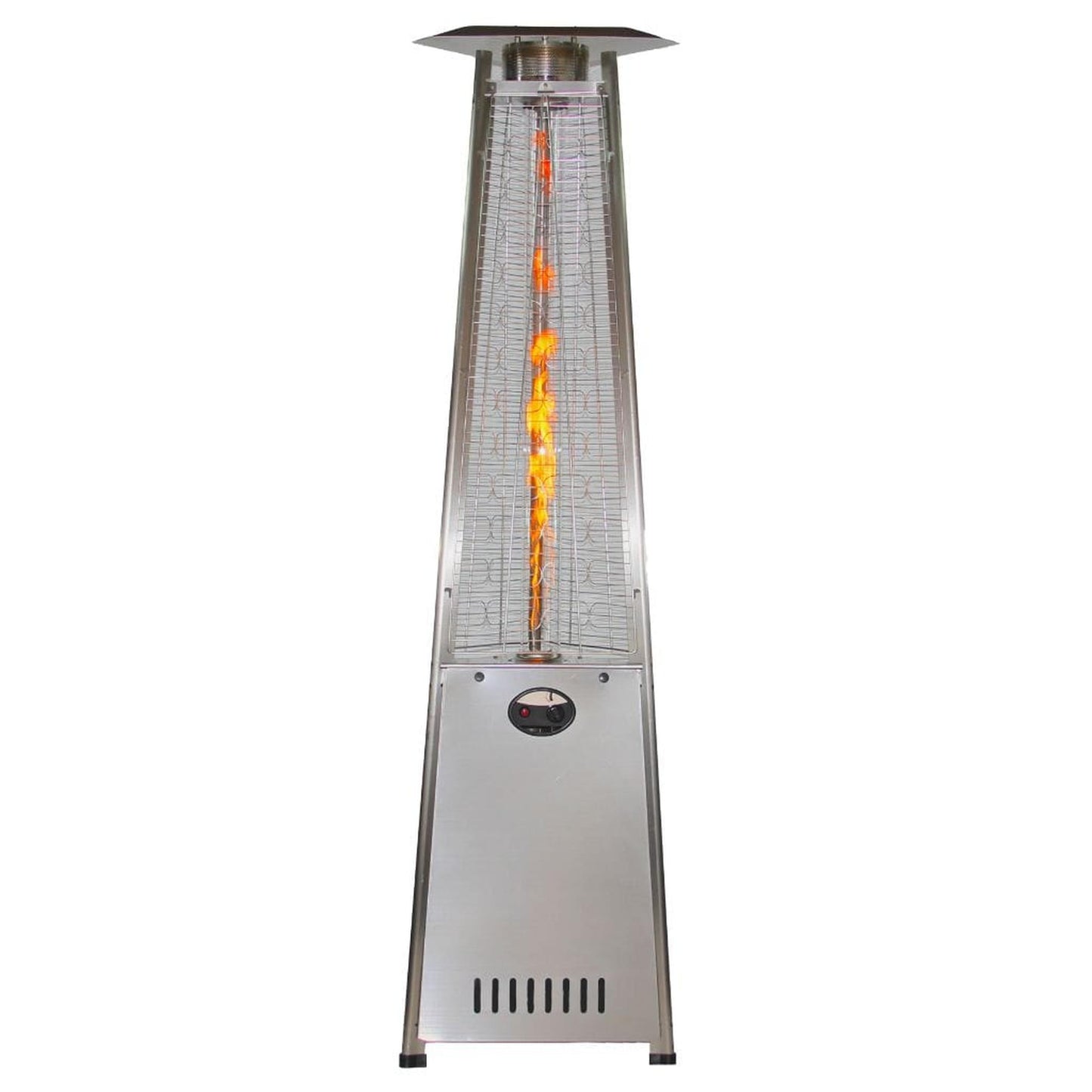 RADtec Pyramid Flame 93" Stainless Steel Natural Gas Patio Heater