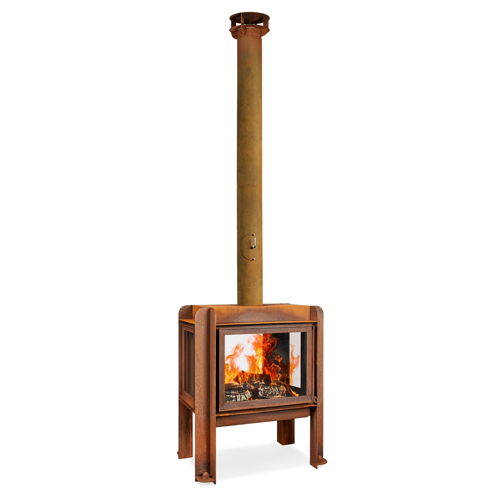 RB73 Fennek 80 4-Sided Glass Fireplace – US Fireplace Store