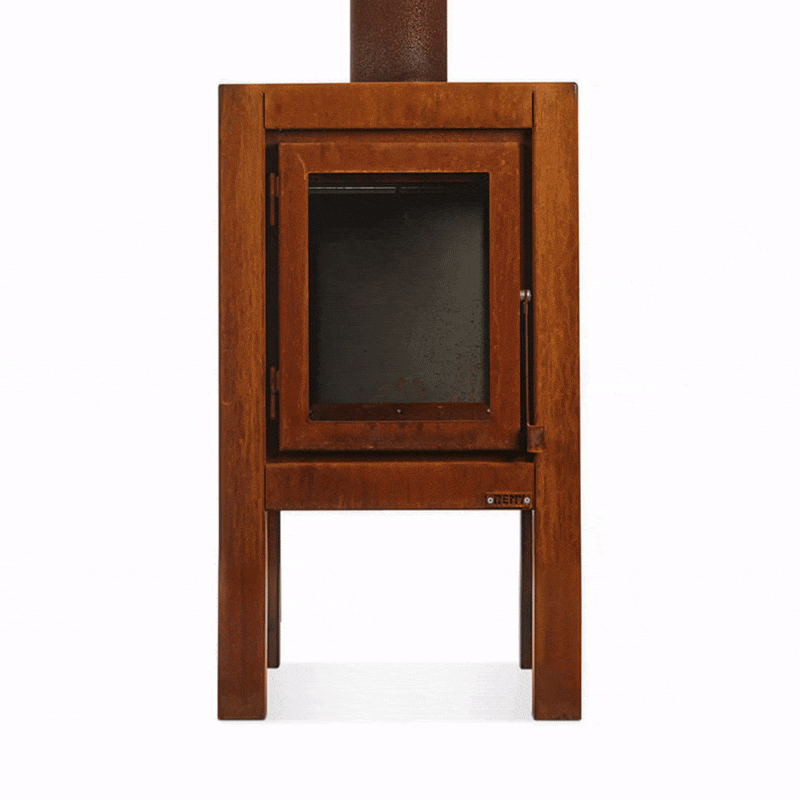 RB73 Quaruba XL 3-Sided Glass Fireplace