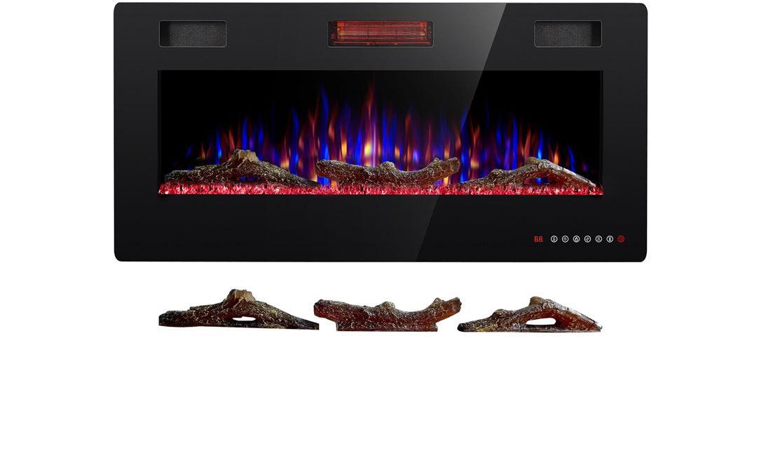 R.W.FLAME Petite Resin Wood Decorative Logs for 42" Electric Fireplace