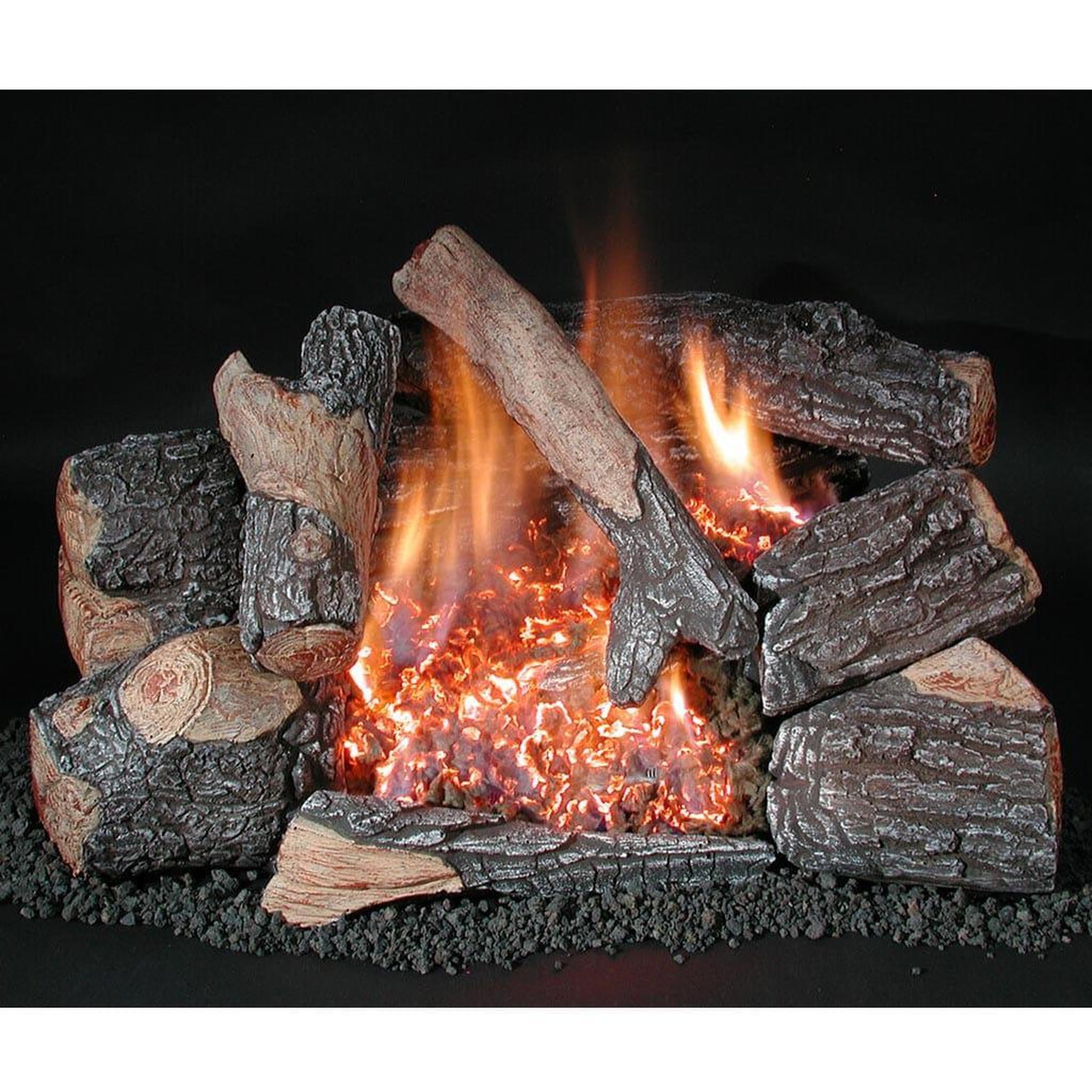 Rasmussen 24 Chillbuster Evening Embers Vent-Free Bark Gas Logs – US  Fireplace Store
