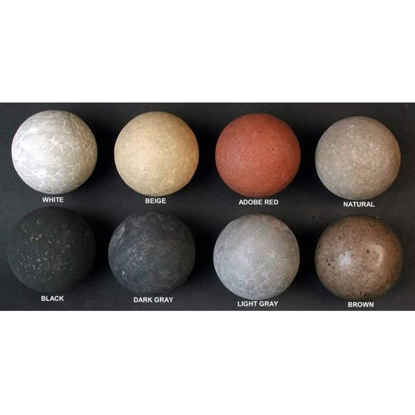 Rasmussen 6" Diameter Smooth Fireballs Pack - 6 Pieces