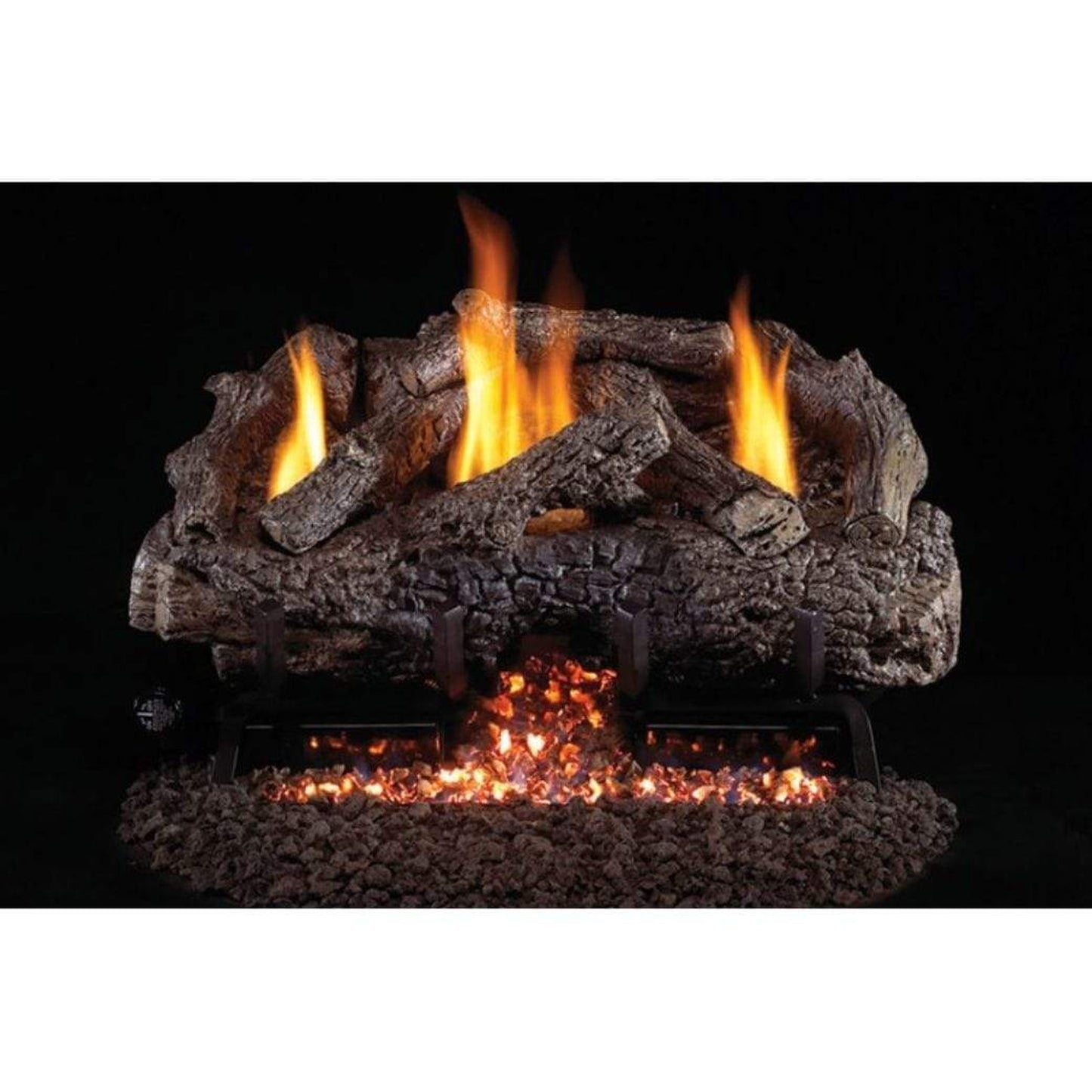Real Fyre 16/18" Charred Frontier Oak Vent-Free Gas Log Set