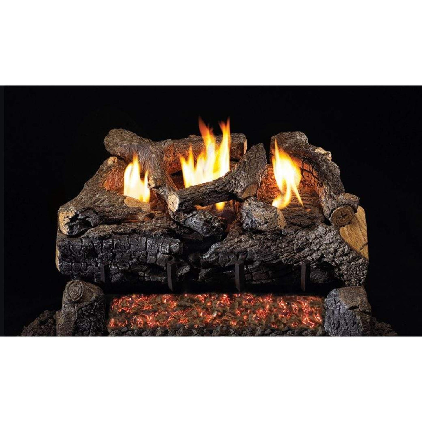 Real Fyre 16/18" Evening Fyre Charred Vent-Free Gas Log Set