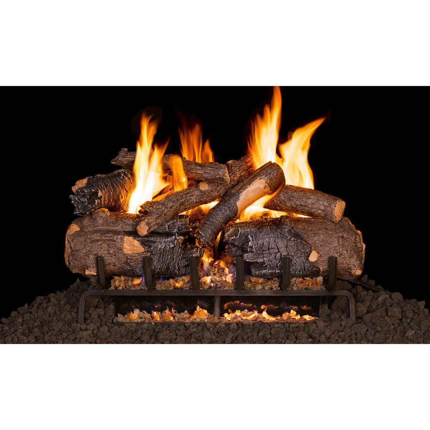 Real Fyre 18" Charred American Oak Vented Gas Log Set