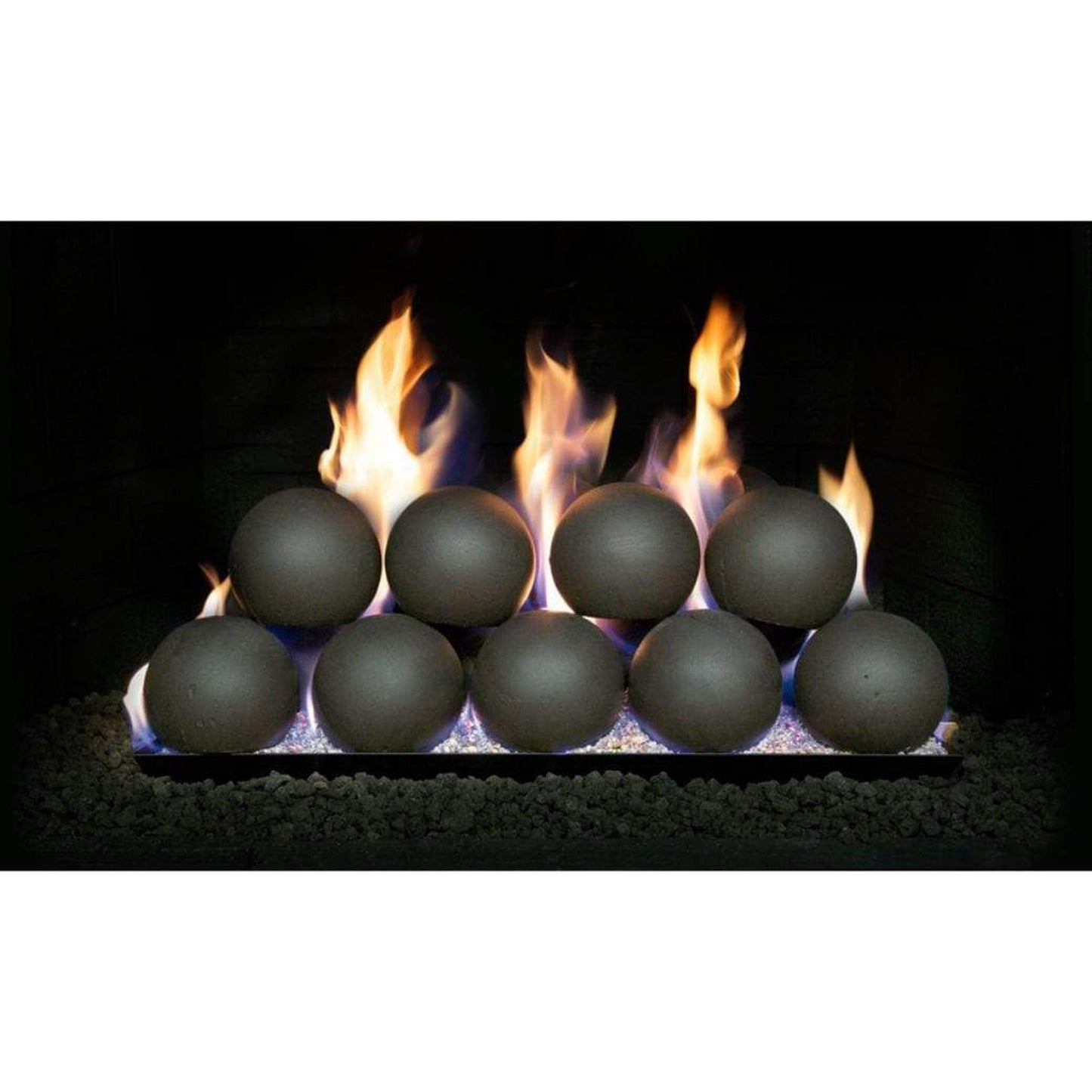 Real Fyre 5" Epic Black Fyre Spheres