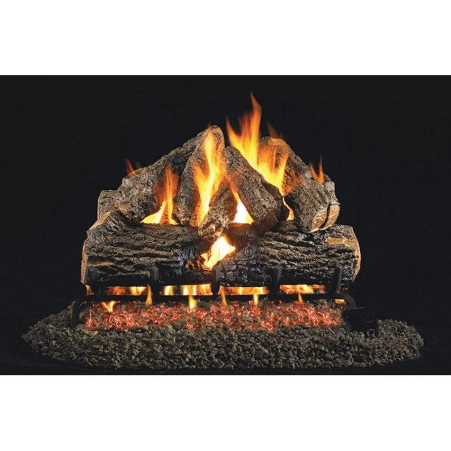 Real Fyre Charred Series 30" Charred Oak Vented Gas Logs