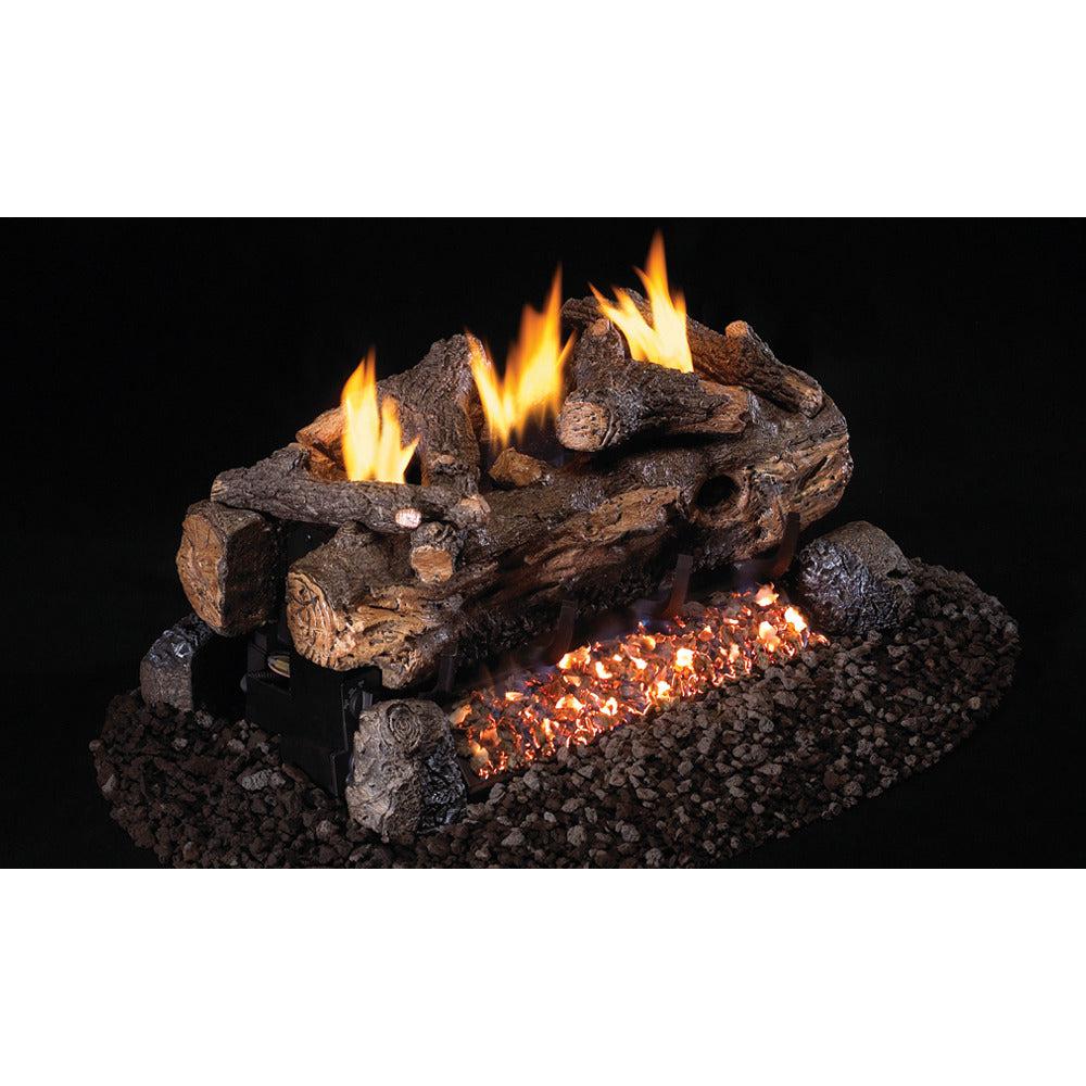 Real Fyre G18 Series 24" See-Thru Vent-Free Evening Fyre Split Gas Logs