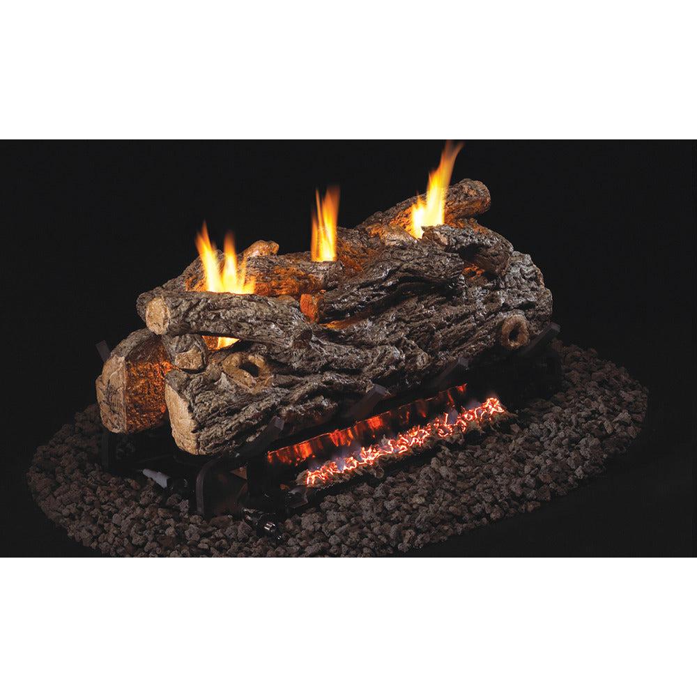 Real Fyre G9 Series 24" See-Thru Vent-Free Golden Oak Designer Gas Logs