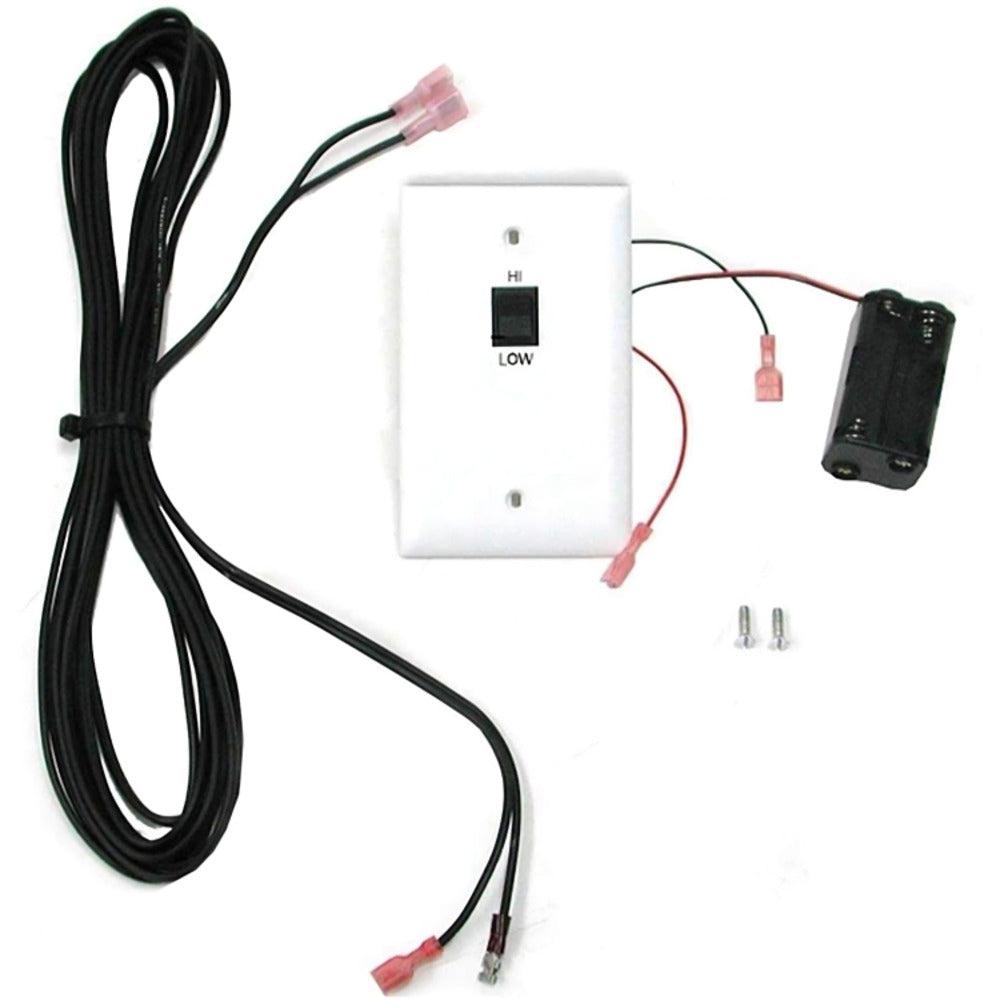 Real Fyre HI/LO Wall Switch With Cover and Wiring