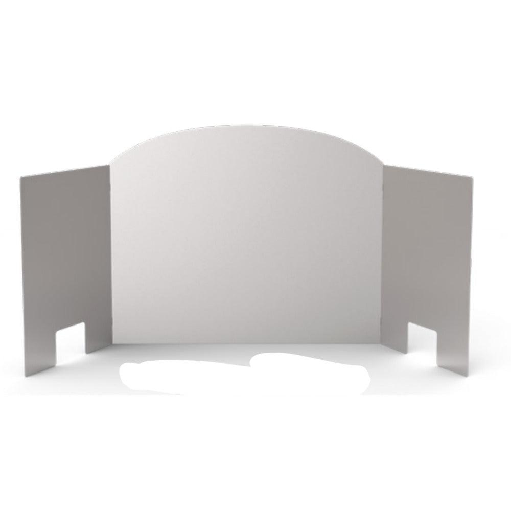 Real Fyre XL Polished Stainless Steel Traditional Three-Panel Fyrebacks