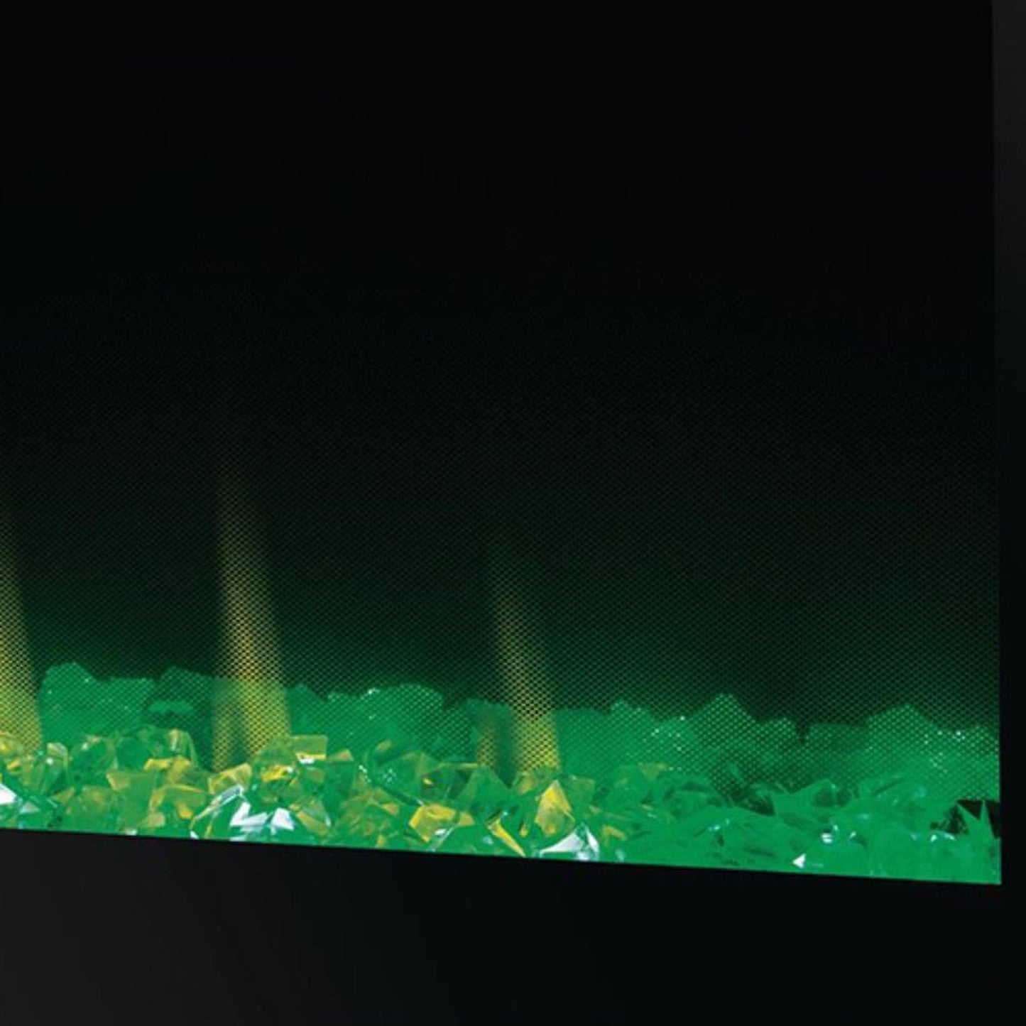 SUNHEAT SHWMFP42 42" 1500W Black Wall-Mounted Electric Fireplace With Optional Table Stand