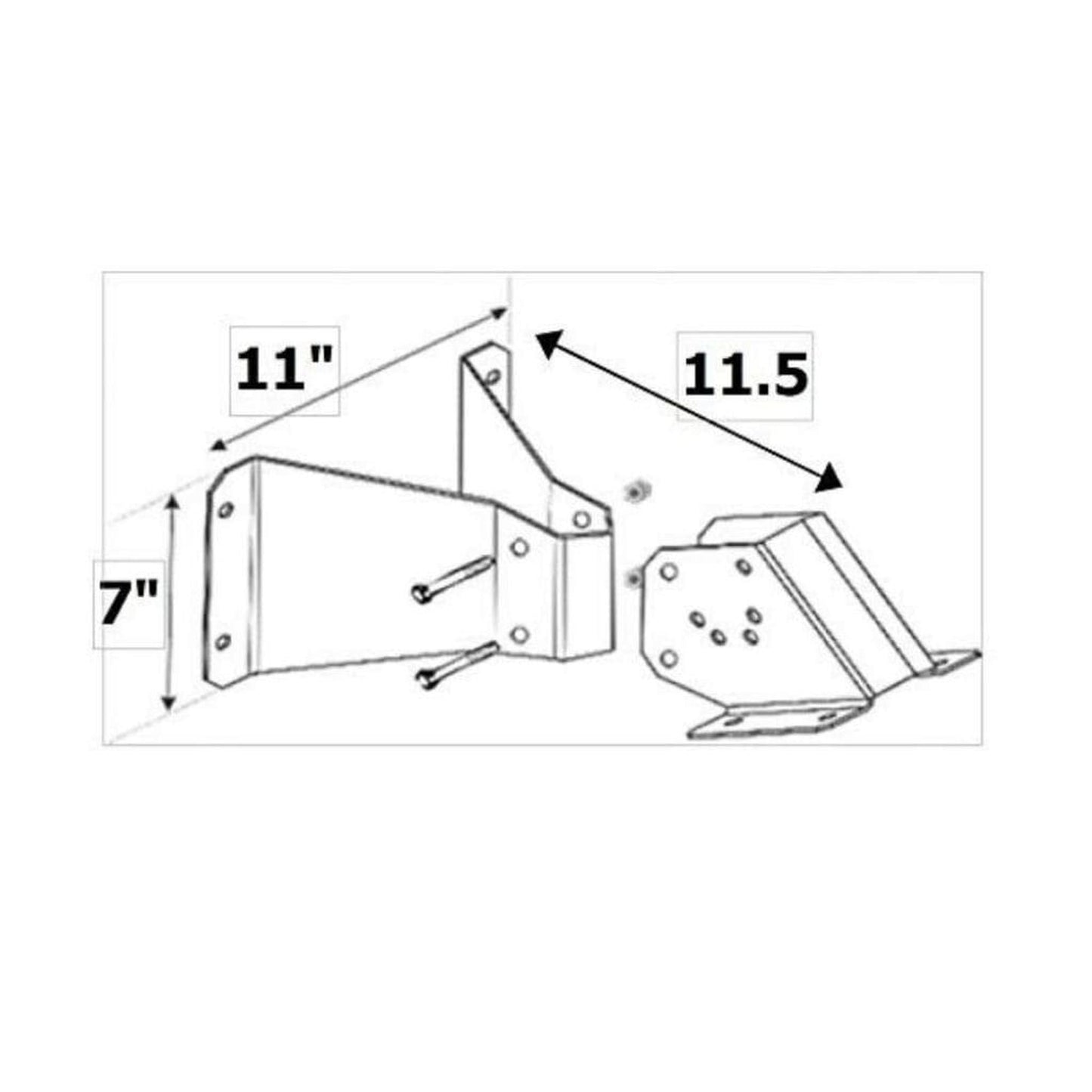 Schwank Wall Mount Brackets For Gas Heaters