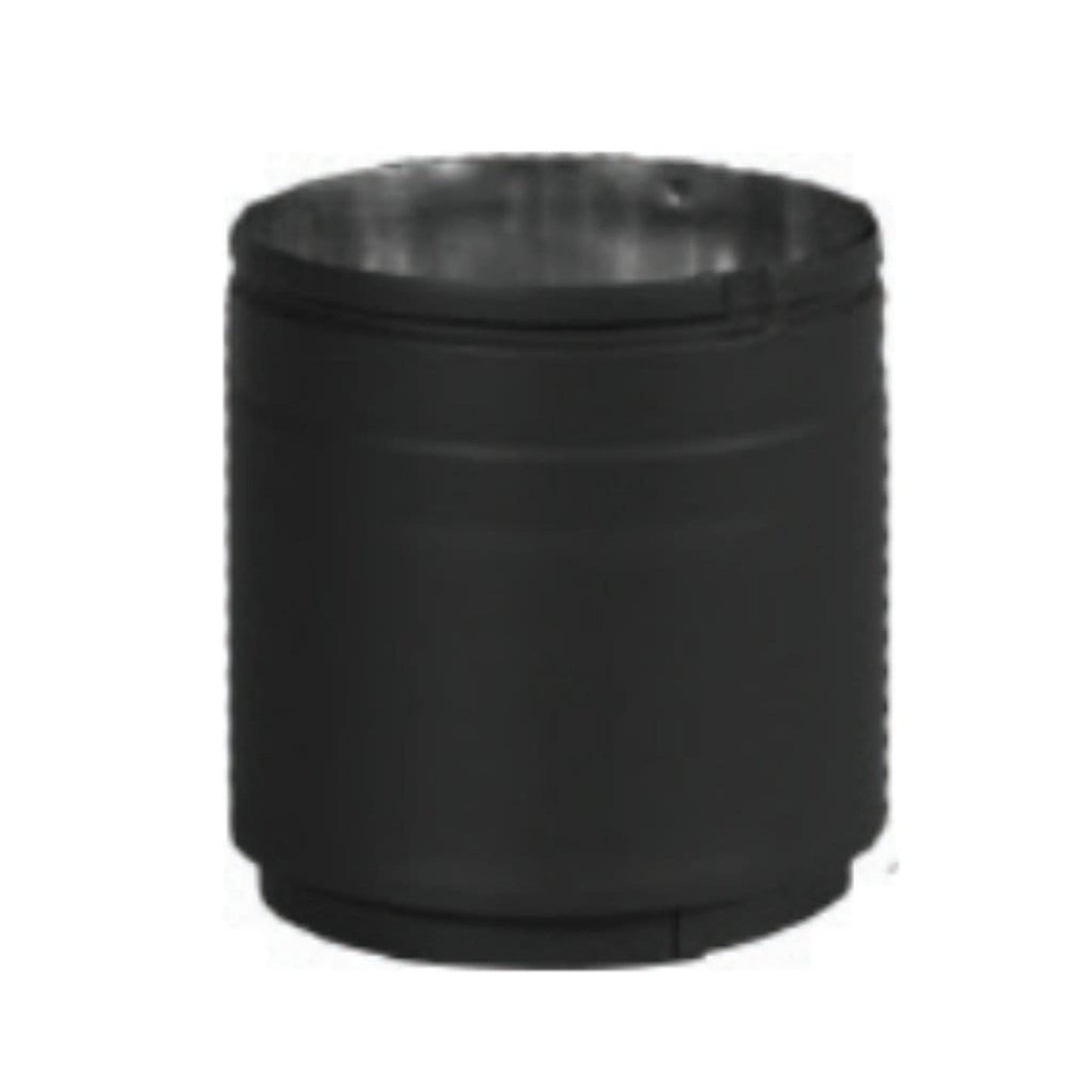 Security Chimneys Secure Black 6DAB Double Wall Stove Adaptor