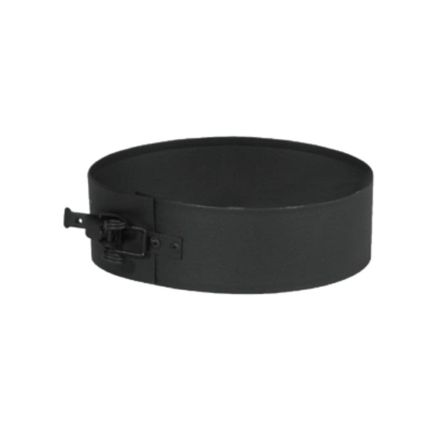 Security Chimneys Secure Black 7DQ Double Wall Trim Collar