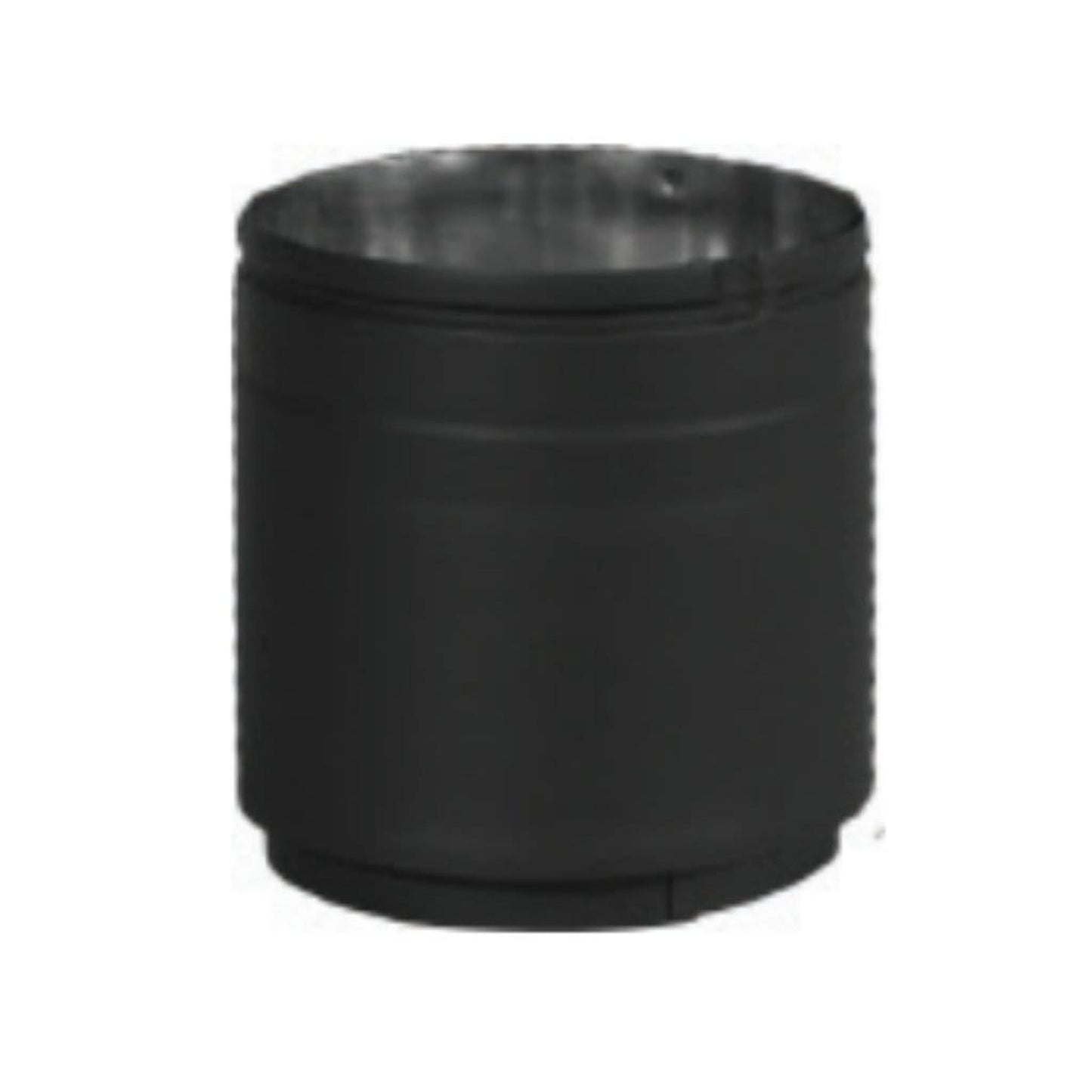 Security Chimneys Secure Black 8DAB Double Wall Stove Adaptor