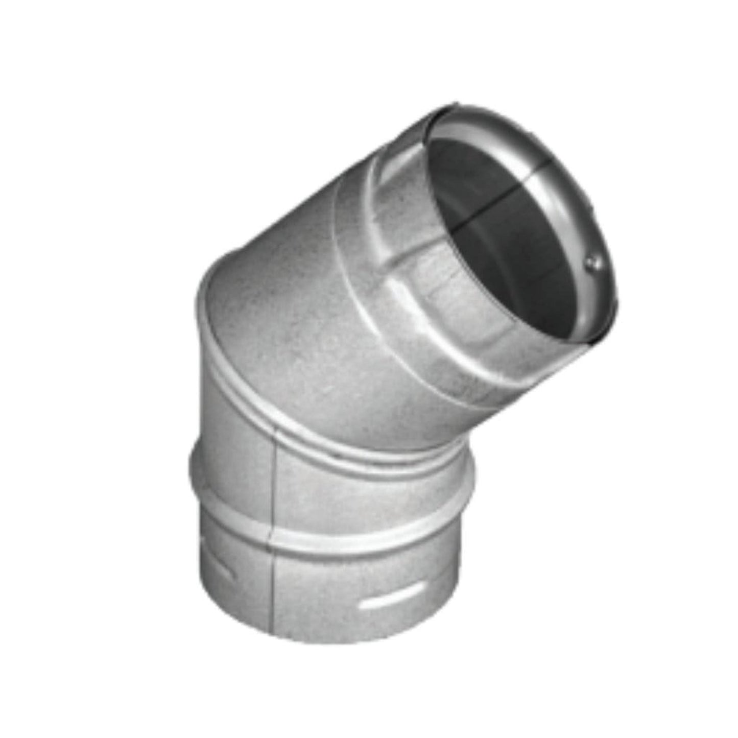Security Chimneys Secure Pellet 3SPVBE45 Black 45-Degree Elbow