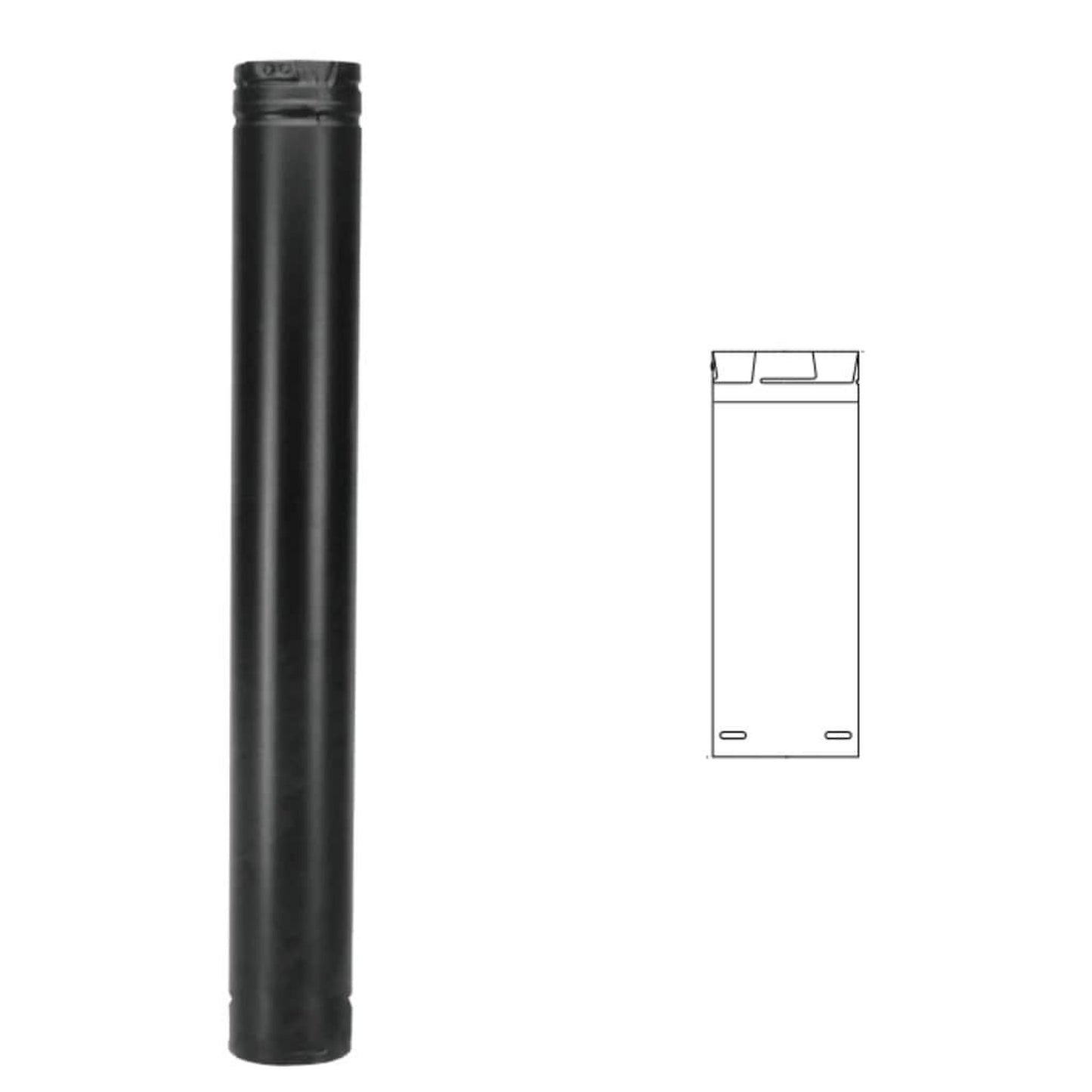 Security Chimneys Secure Pellet 3SPVL12 Vent Lengths