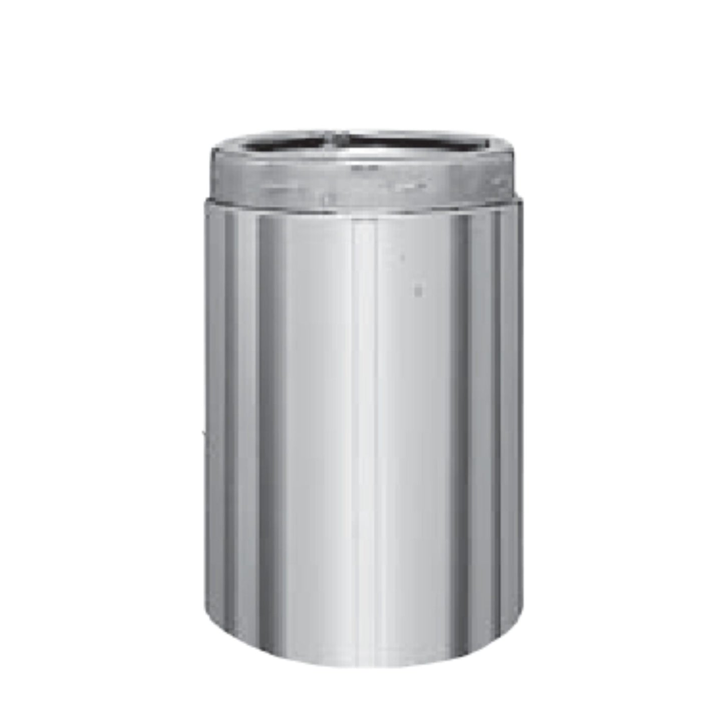 Security Chimneys Secure Temp ASHT 6" Adjustable Aluminum Zinc Coated Steel Pipe Length