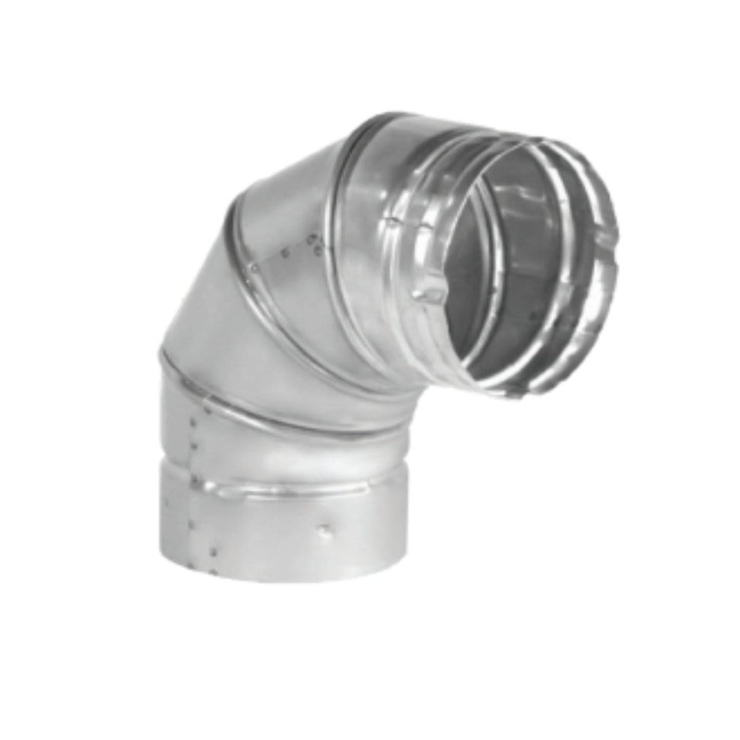 Security Chimneys Tubinox 6LE90 Stainless Steel 90-Degree Elbow